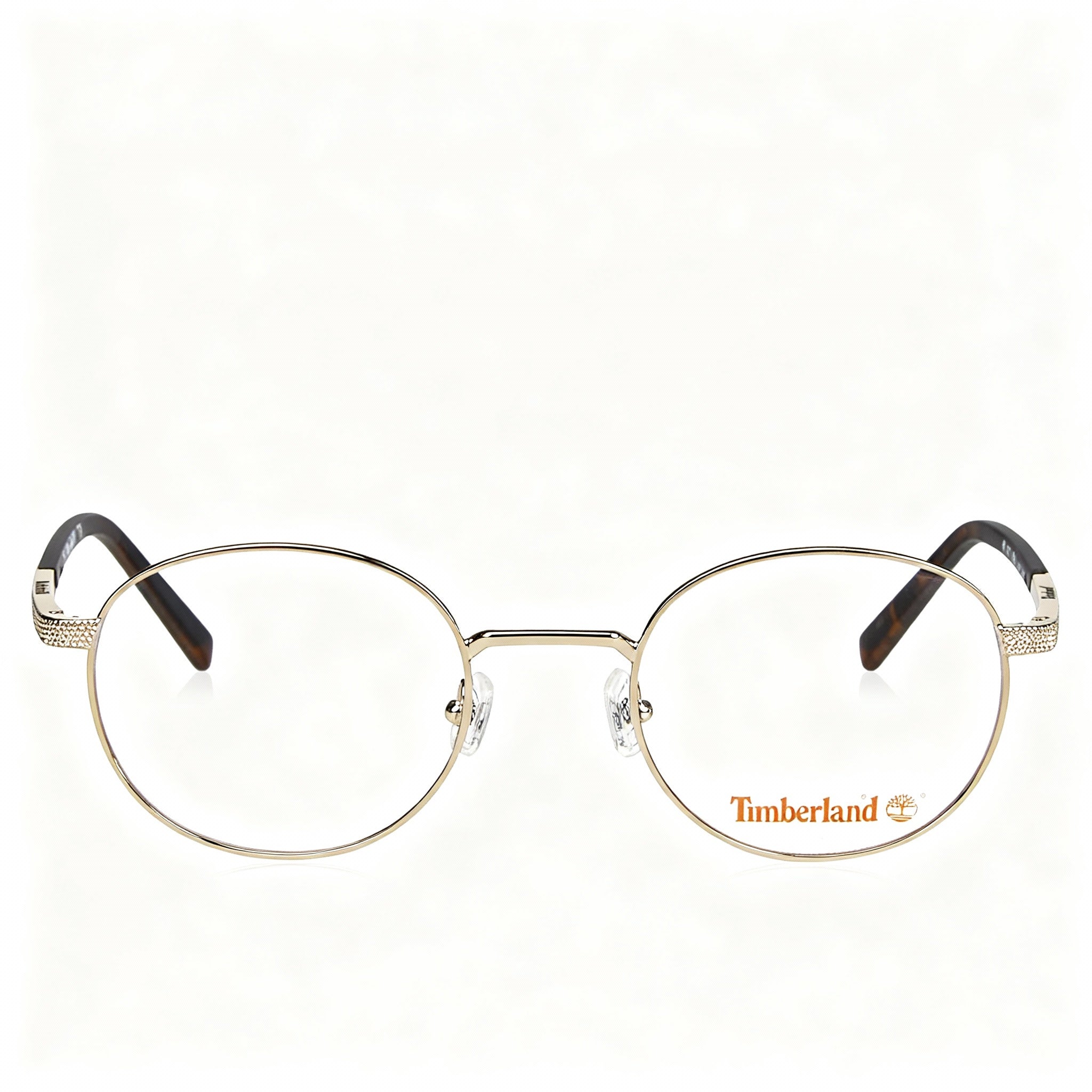 Timberland 1724 Unisex Metal Eyeglasses, Shiny Pale Gold Frame, Lens 50mm, Bridge 21mm, Temple 145mm, Photo 3