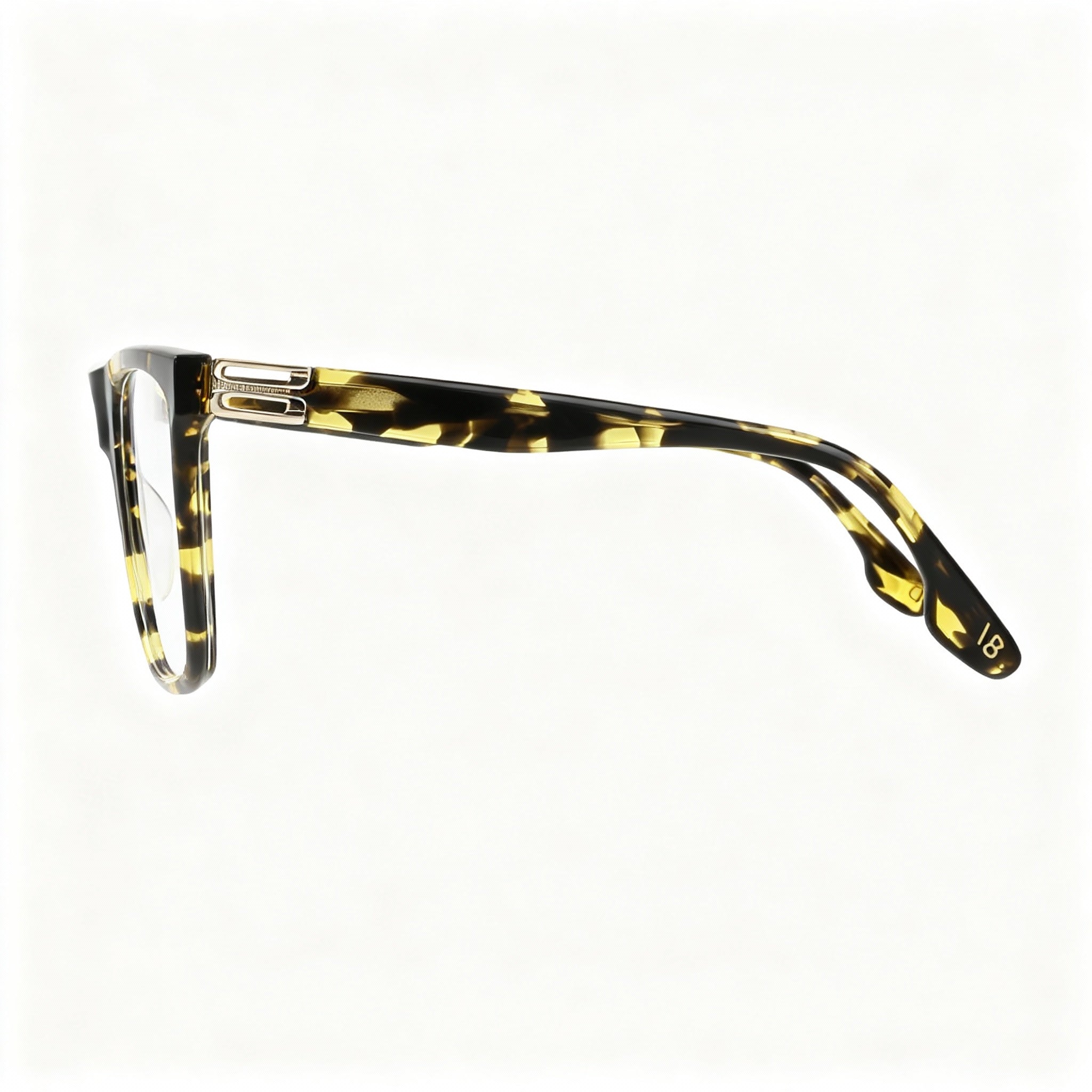 Victoria Beckham VB2679 Women's Full-Rim Ophthalmic Eyeglasses, Black Yellow Havana Frame, Size 53-17-140, Photo 3