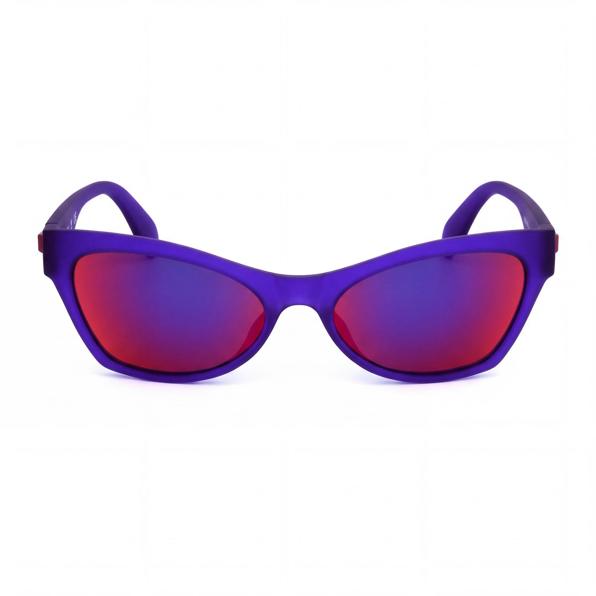 adidas Casual Women's Matte Violet Plastic Cat Eye Blue Mirror Non-Polarized UV 400 Sunglasses 54mm, Photo 2