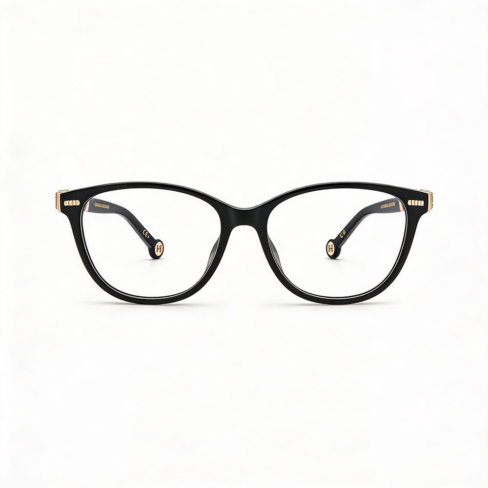 Carolina Herrera CH 0048 Women's Sunglasses, Black Pink Acetate Frame, Non-Polarized Lenses, 53mm