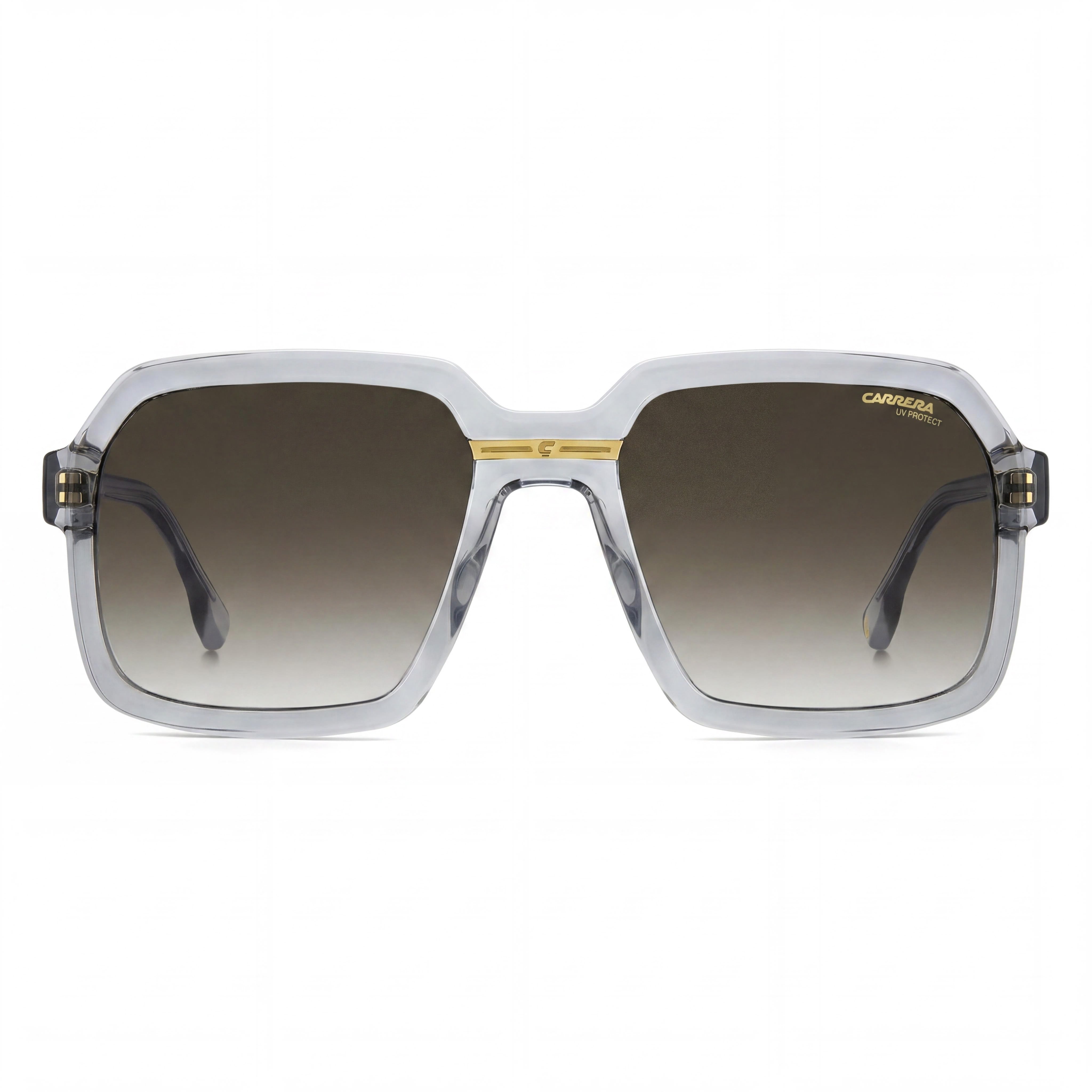 Gafas de sol Carrera Victory C 08/S cuadradas, ligeras, para hombre, de poliamida gris, con cristales verdes degradados 100% protección UV, 56 mm, Photo 2