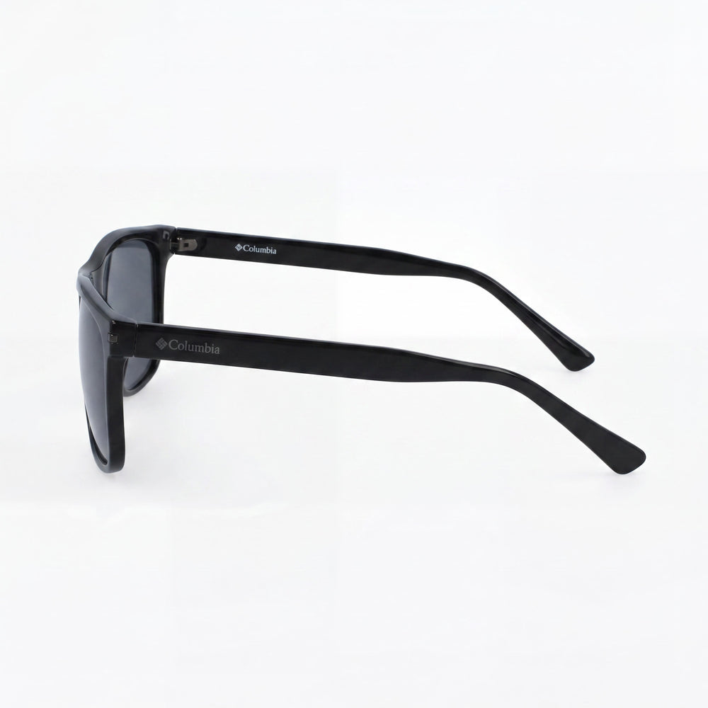 Columbia C550SP BOULDER RIDGE Unisex Plastic Black Smoke Frame Smoke Lens Polarized 100% UV Protection Sunglasses 57mm