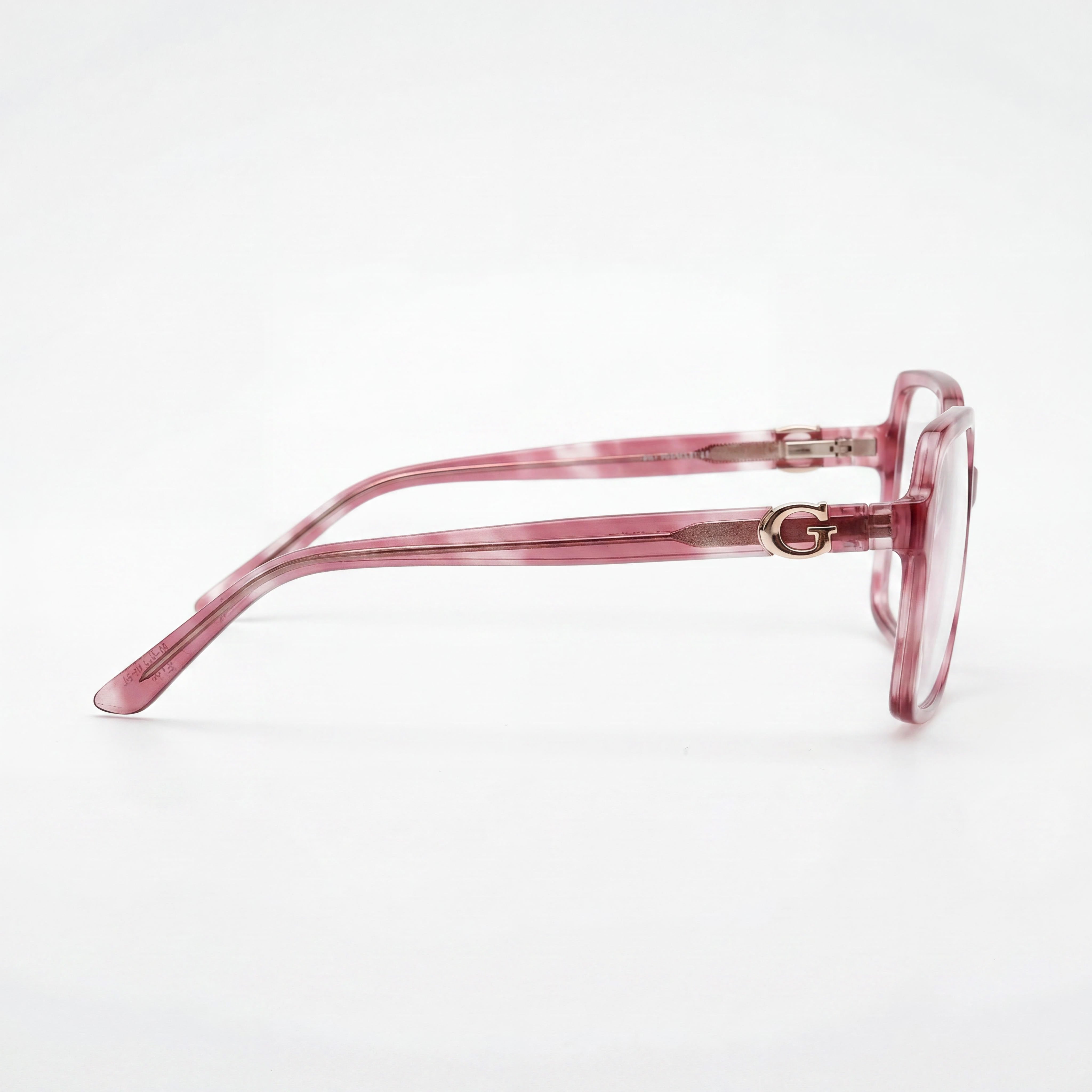 GUESS MODERNO Bright Lilac Optical Eyeglasses for Women with Plastic Lens Material, Size 56-18-140, Photo 2
