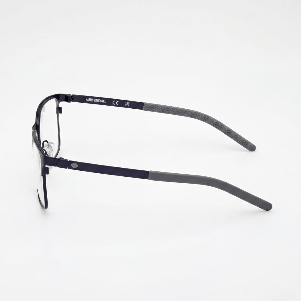 Harley-Davidson Hd50102 Men's Metal Matte Blue Antiqued Light Nickeltin 58mm Eyeglasses