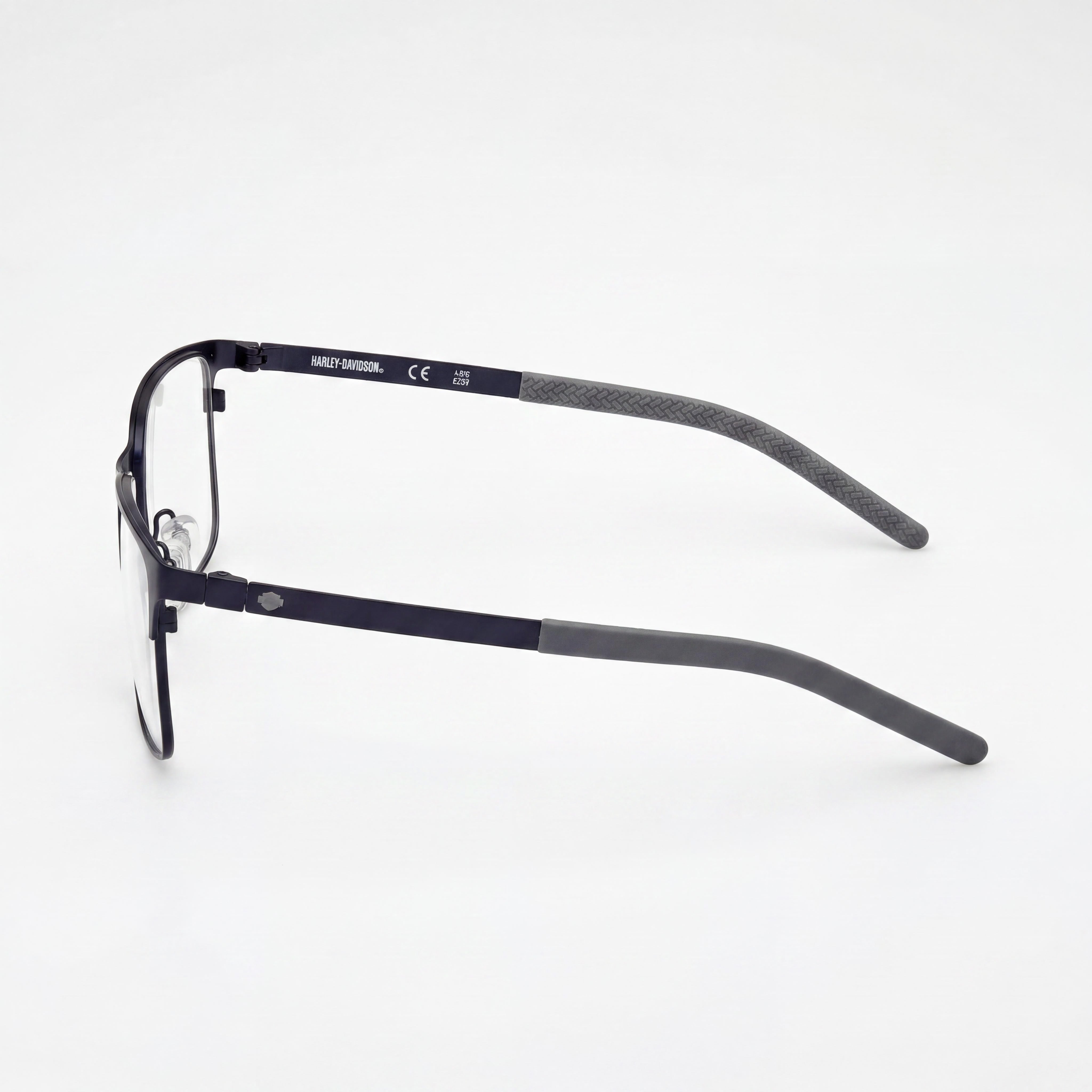 Harley-Davidson Hd50102 Men's Metal Matte Blue Antiqued Light Nickeltin 58mm Eyeglasses, Photo 2