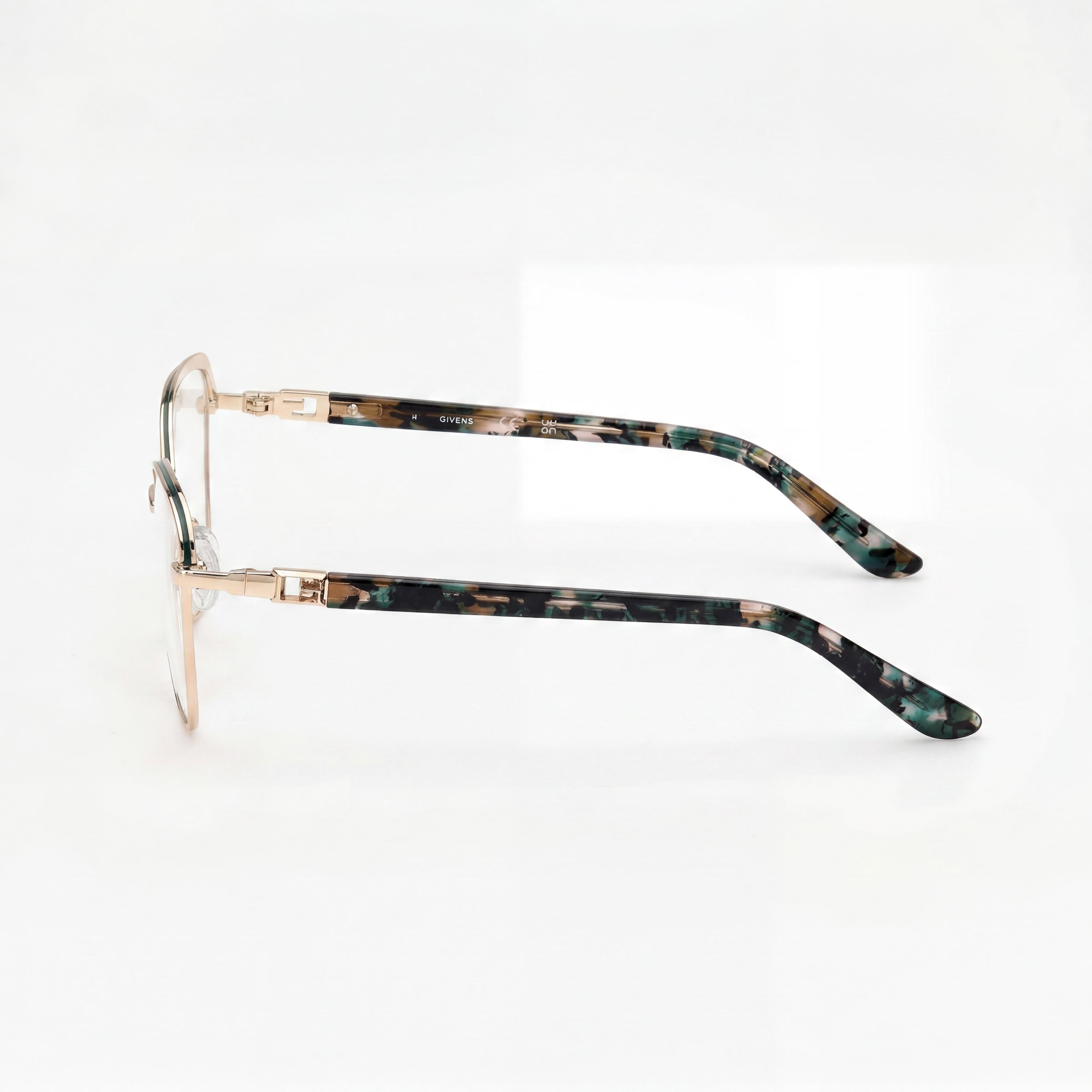 GUESS Gu2982 Women's Dark Green Metal Frame Sunglasses with Dark Green Polycarbonate Lenses 53mm, Photo 3