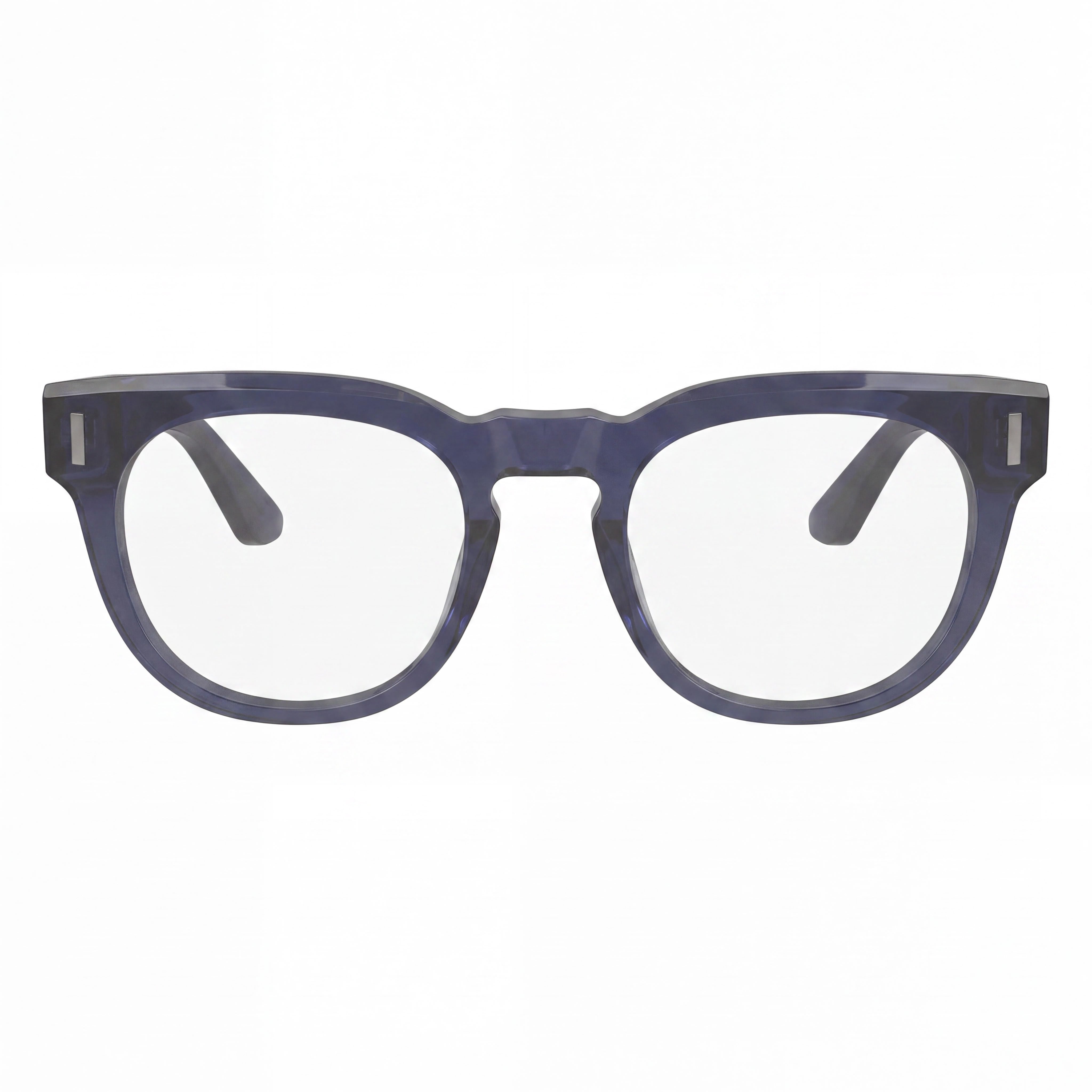Gafas de sol Calvin Klein Ck23542 con montura de acetato azul y lentes de policarbonato azules para hombres y mujeres, 49 mm, Photo 2