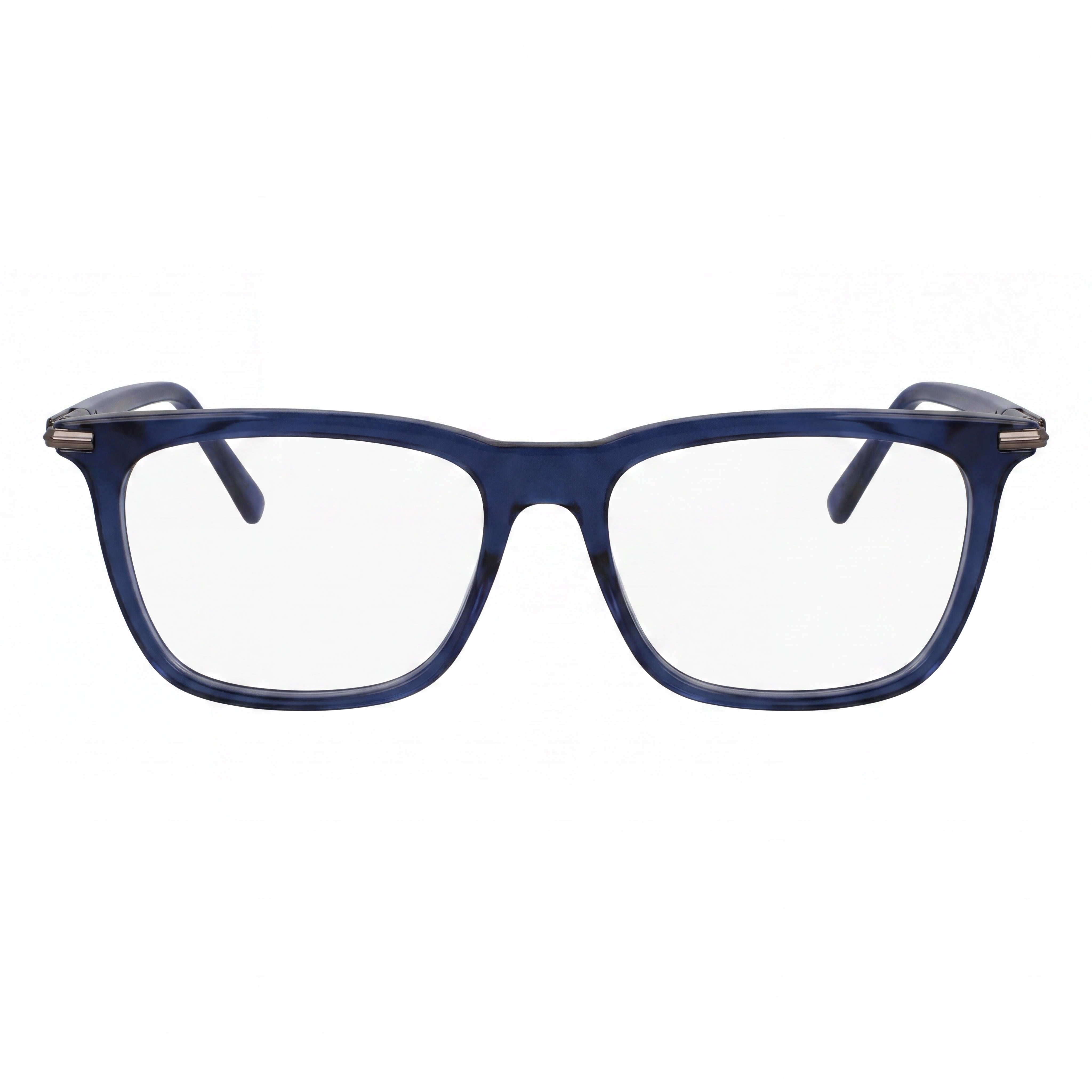 Ferragamo Casual Men's Acetate Frame Transparent Blue Non-Polarized Polycarbonate Lens Sunglasses 56mm, Photo 2