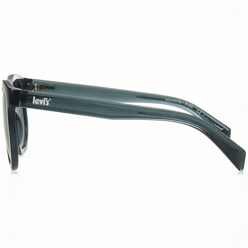 Levi's LV 1022/S Unisex Sunglasses with Injected Blue Frame, Polycarbonate Lenses, and UV Protection 51mm