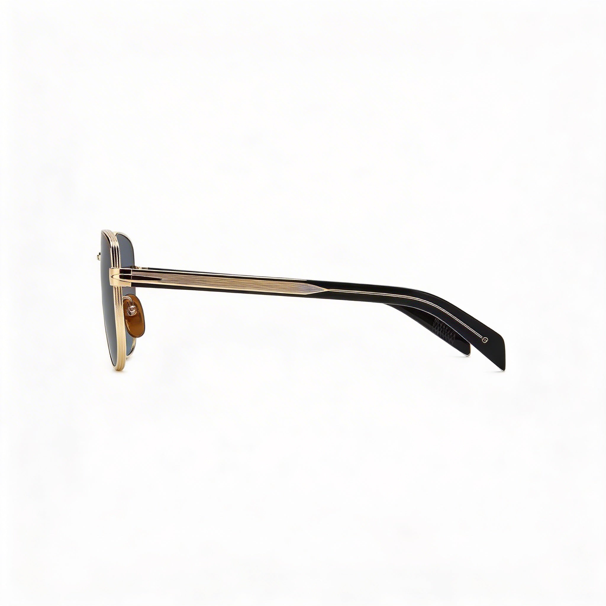 Gafas de sol David Beckham Db 7121/G/S para mujer, de acero inoxidable dorado y negro, lente de 60 mm, 100% UVA/UVB, sin, ligeras, Photo 3