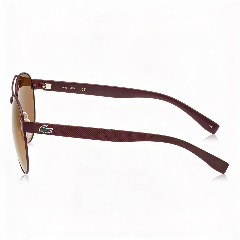 Gafas de sol Lacoste L185S para mujer, montura metálica verde claro, multicolor, antirreflejos y protección UV, 60 mm