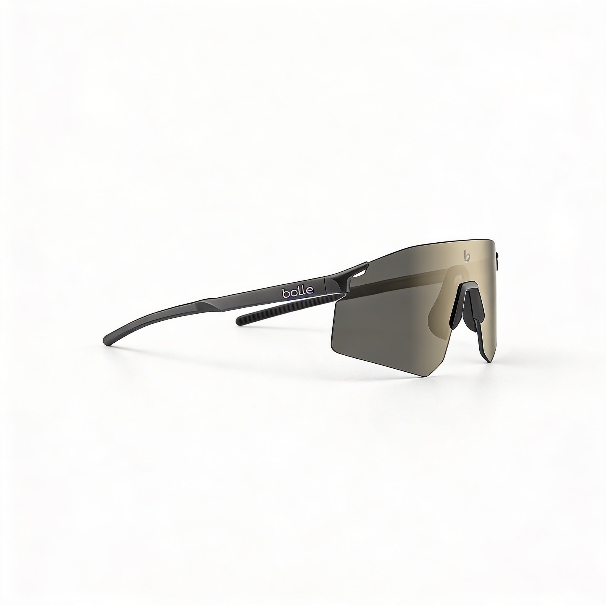 bollé Gafas de Sol de Ciclismo Unisexo para Adultos, sin Polarizar, Doradas, Negras Mate, Marco de Plástico y Nylon, Lentes de Policarbonato, 60 mm, Photo 2