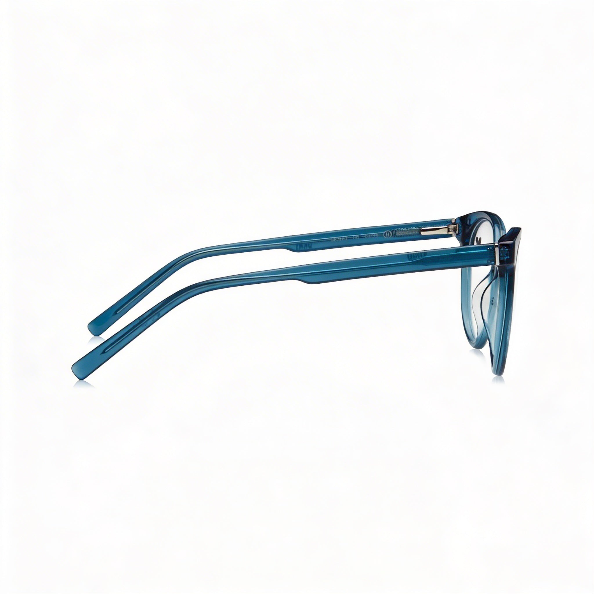 DKNY Modern Women's Crystal Blue Teal Plastic Optical Frame 50mm, Photo 3