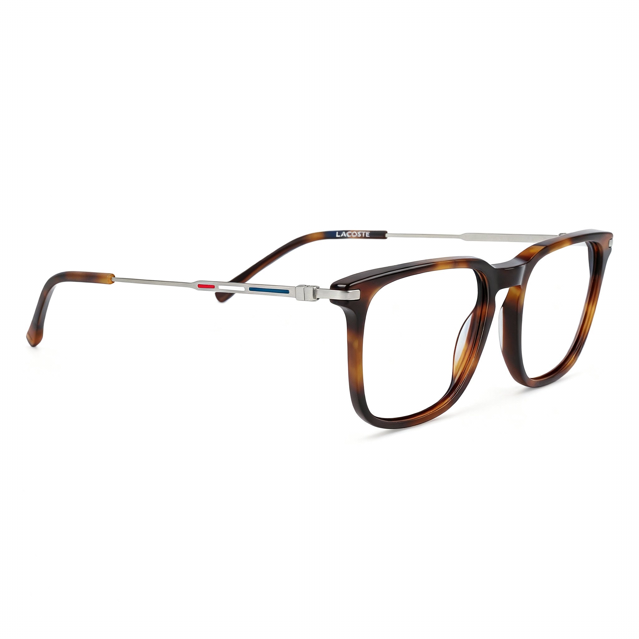 Lacoste Modern L2603ND Unisex Acetate Frame Havana Non-Polarized Polycarbonate Lens 100% UV Protection Sunglasses 54mm