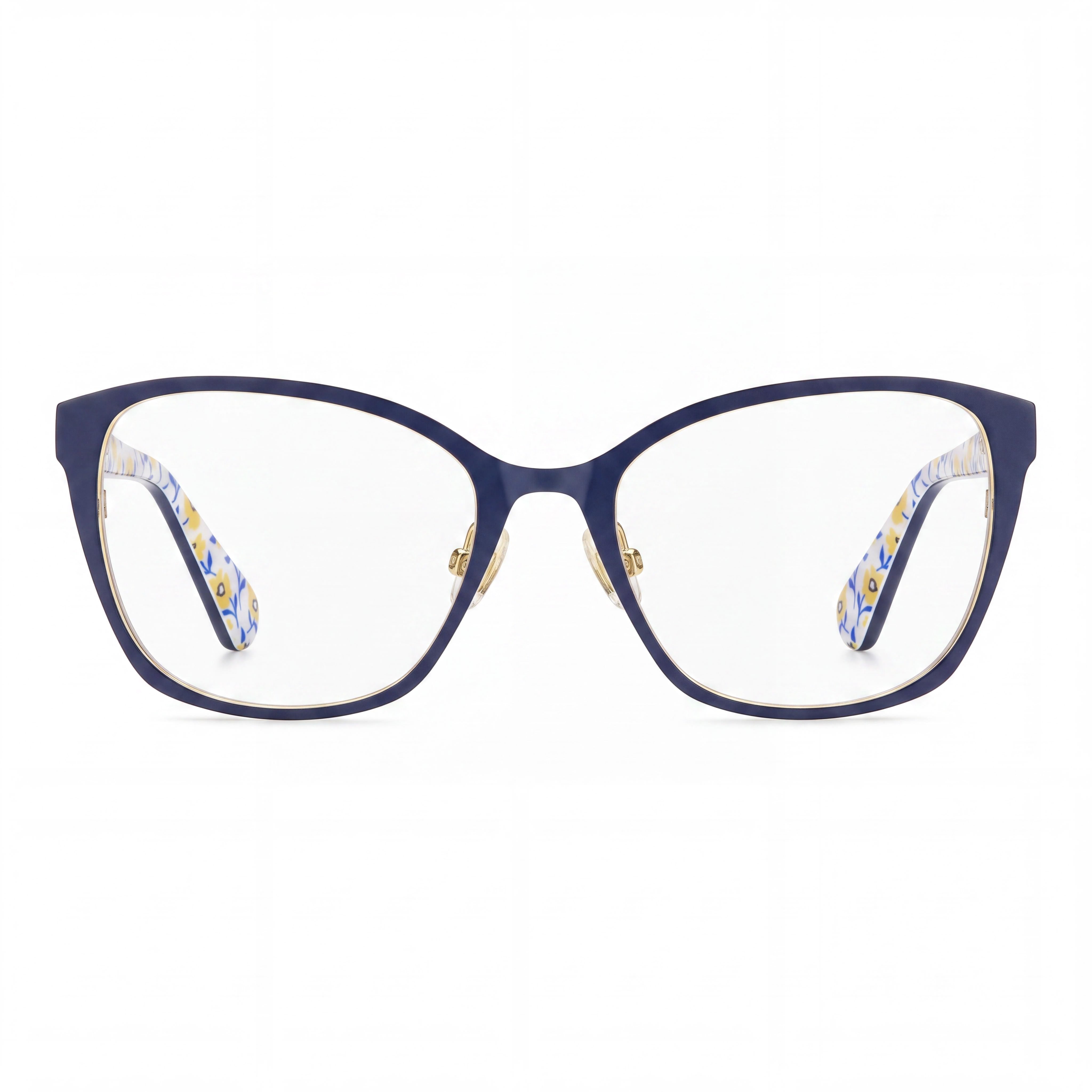 kate spade new york Classic Women's Blue Stainless Steel Multicolor Non-Polarized Eyewear 51-17-140, Photo 2