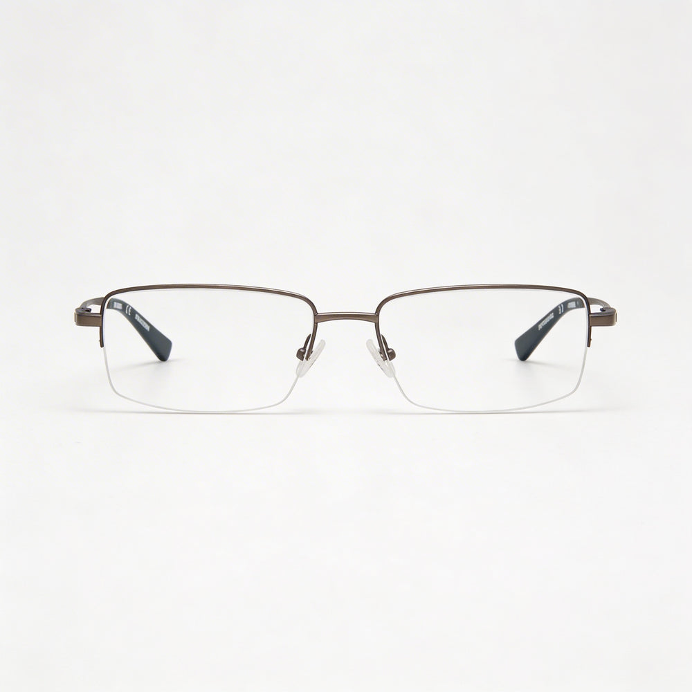 Harley-Davidson HD9024 - Montura de titanio unisex, lentes transparentes metalizado mate, 59 mm
