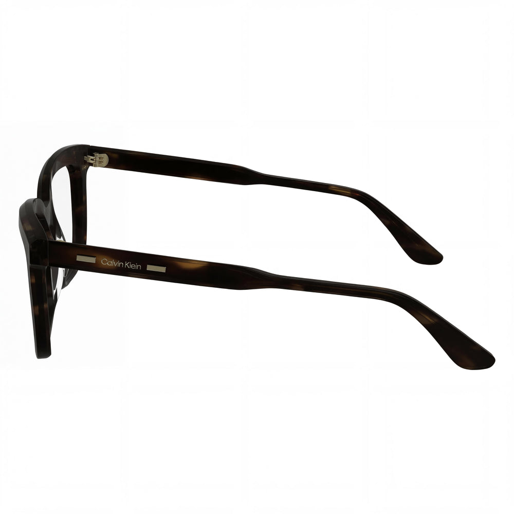 Calvin Klein Modern Sunglasses for Women, featuring Brown Havana Acetate Frames and Polycarbonate Lenses, 53mm