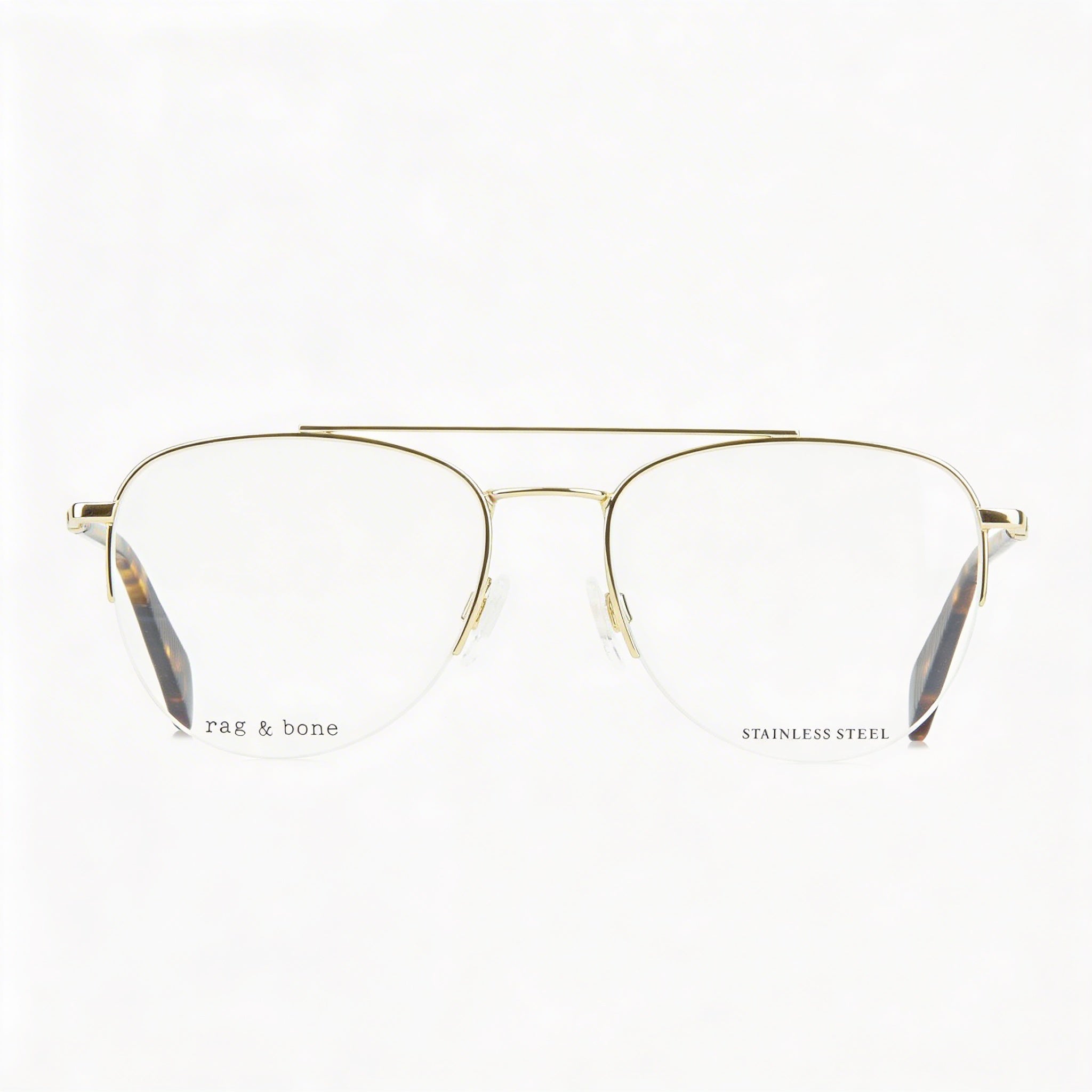 Rag & Bone Casual Rnb7054/g Men's Red Gold Sunglasses with Polycarbonate Lenses, 54mm, Photo 2