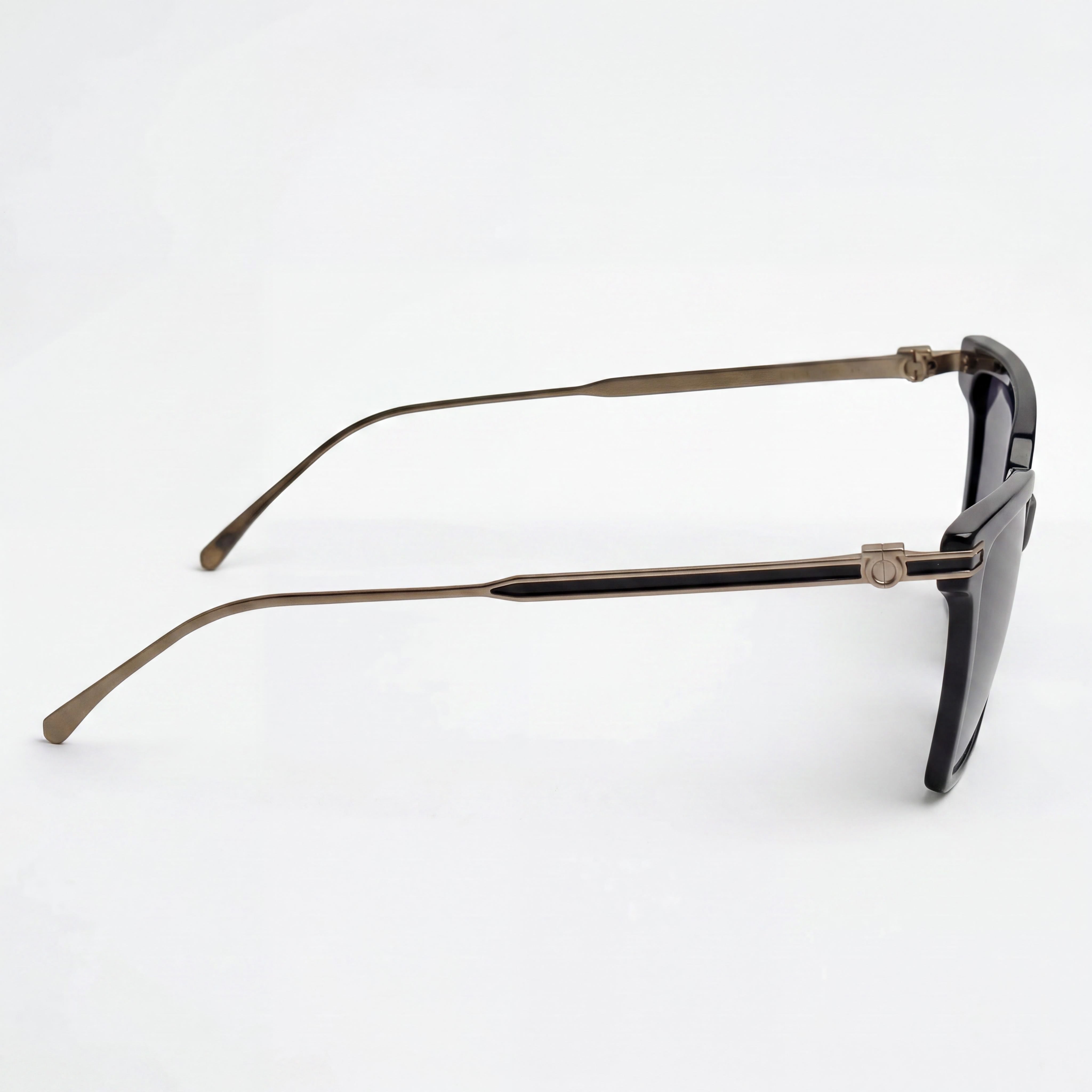 Ferragamo Sf2036s Men's Black Titanium Butterfly Non- Protection Eyewear 56-16-140, Photo 3