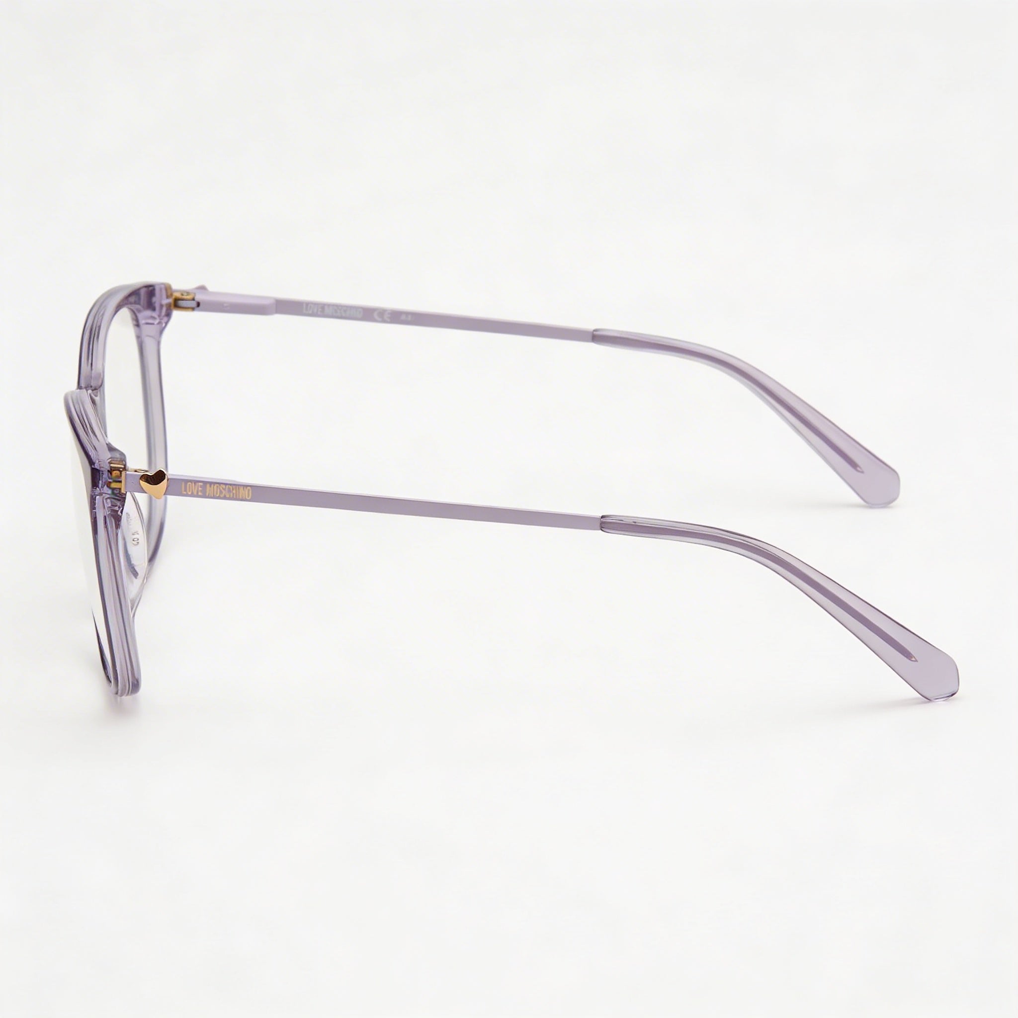 Gafas de sol de acetato Love Moschino Modern para mujer, color violeta lila, 55 mm, Photo 2