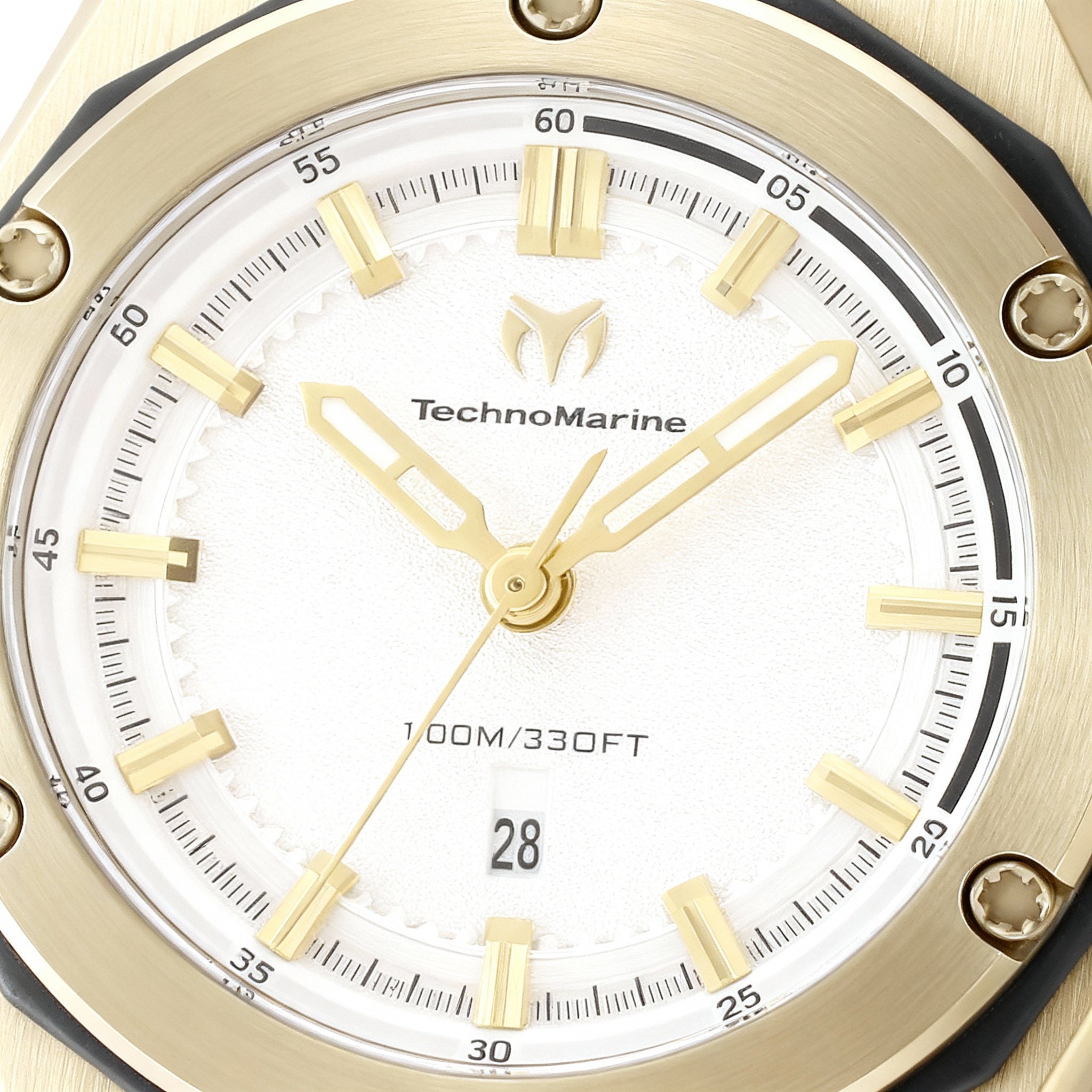 TechnoMarine CORAL - Legacy TM-416046 Women's 36mm Gold-Tone Stainless Steel Bracelet Quartz Movement Watch, Photo 3