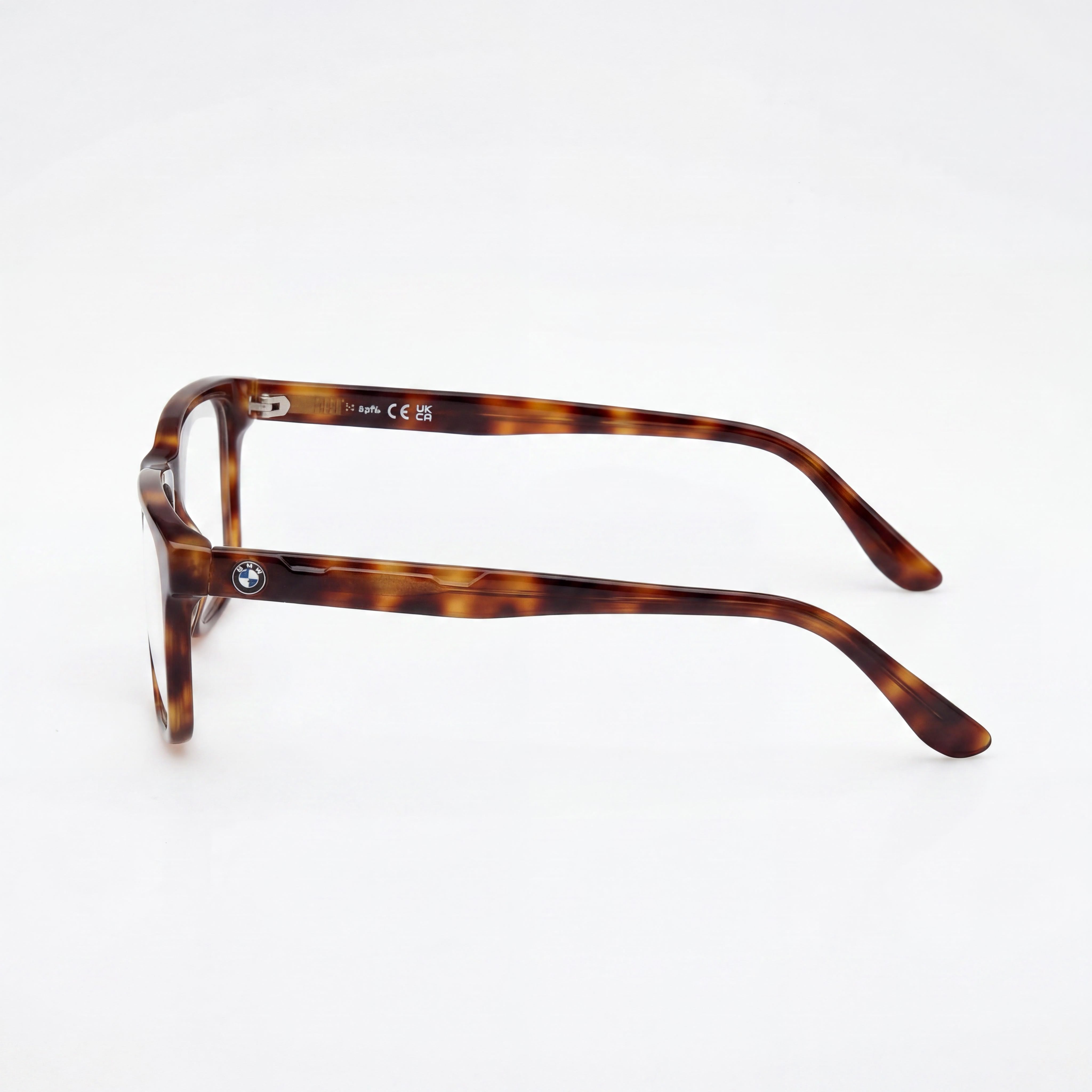 BMW BW5083-H Unisex Eyeglasses with Polycarbonate Lenses in Dark Havana, Lens Width 53mm, Bridge 17mm, Temple Length 145mm, Photo 2