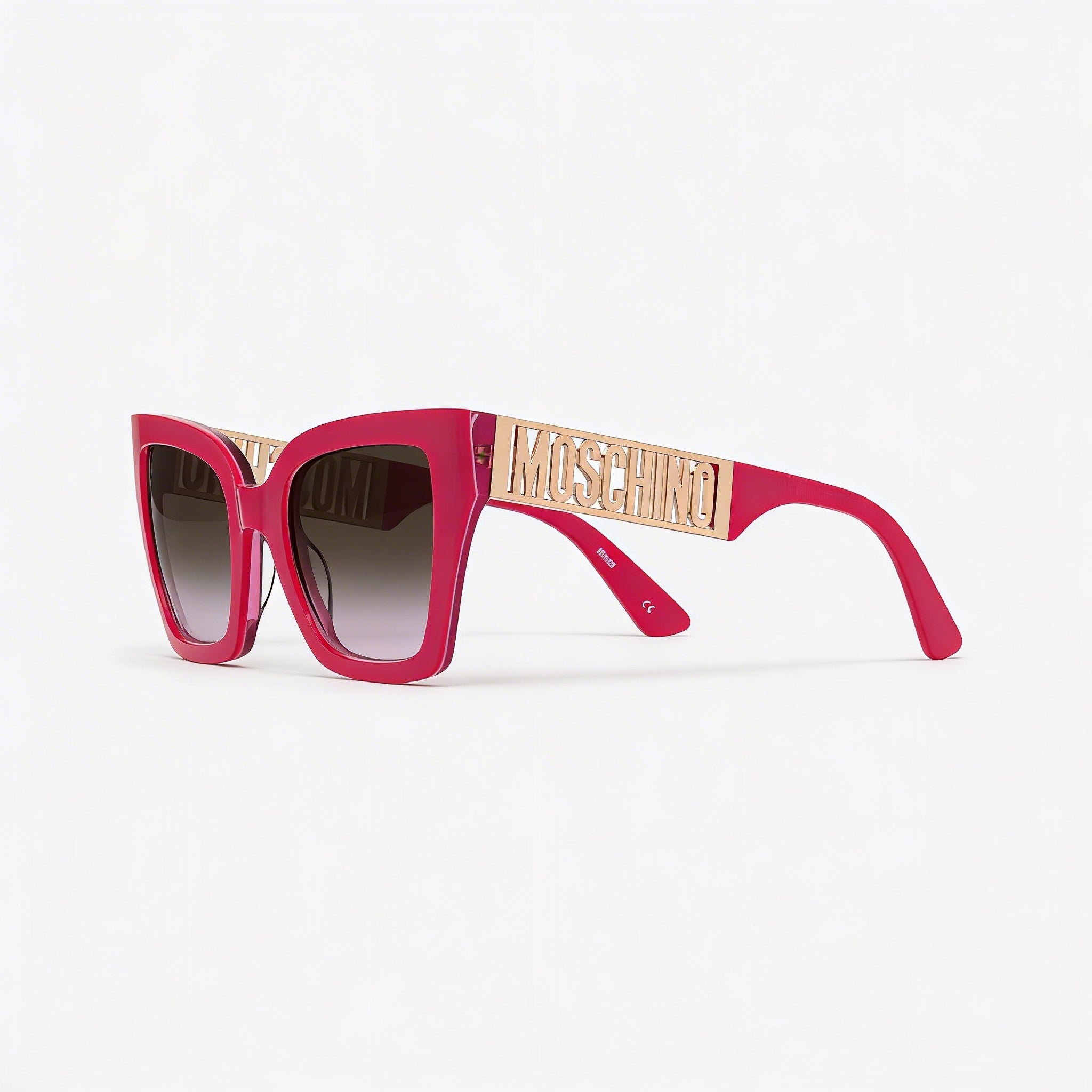 Moschino Casual Women's Acetate Sunglasses Fuchsia Brown Purple Double Shade / Brown Violet Doubleshade 53mm, Photo 3
