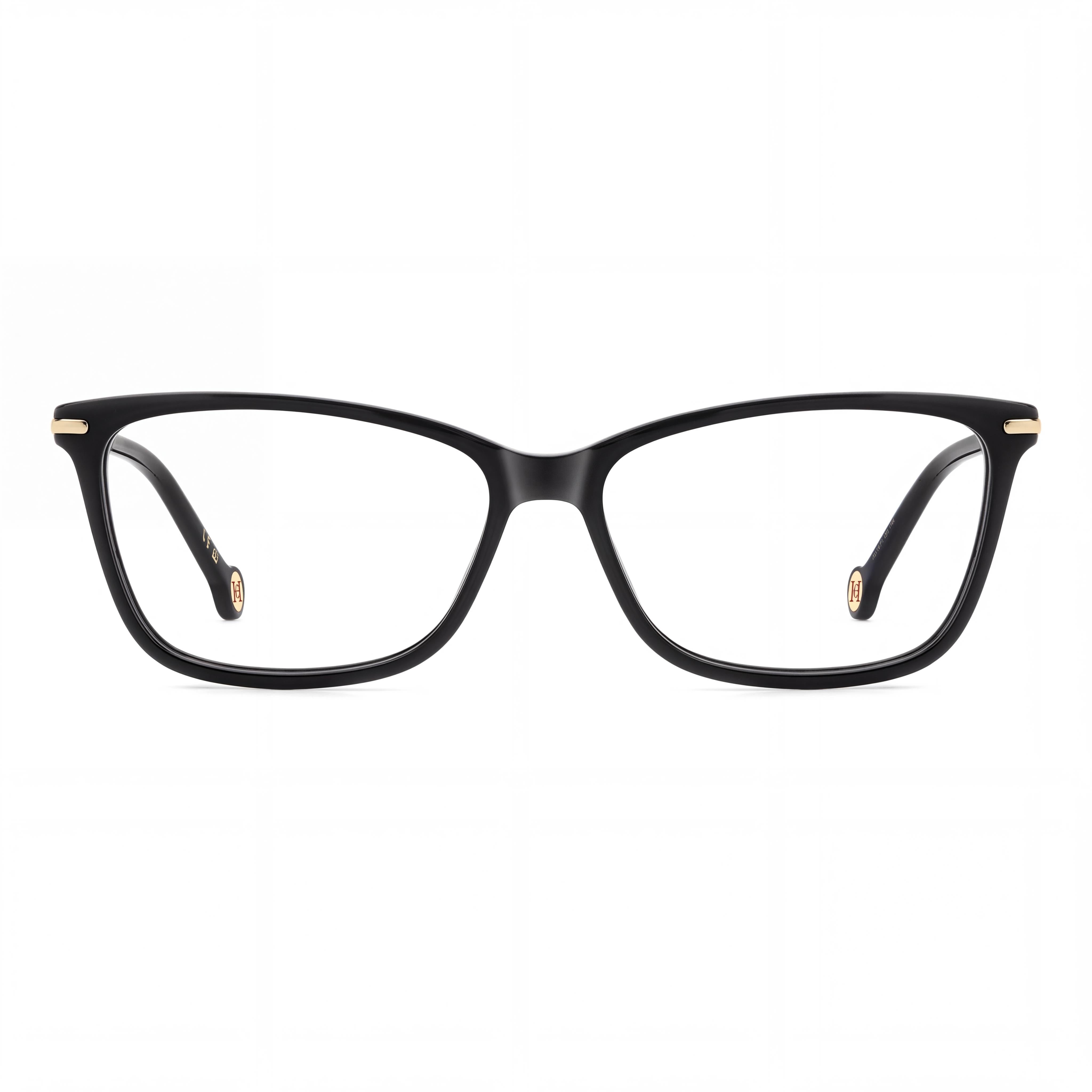 Carolina Herrera Classic Women's Sunglasses, Black Plastic Frame with Multicolor Non-Polarized Lenses, 56-14mm, Photo 2