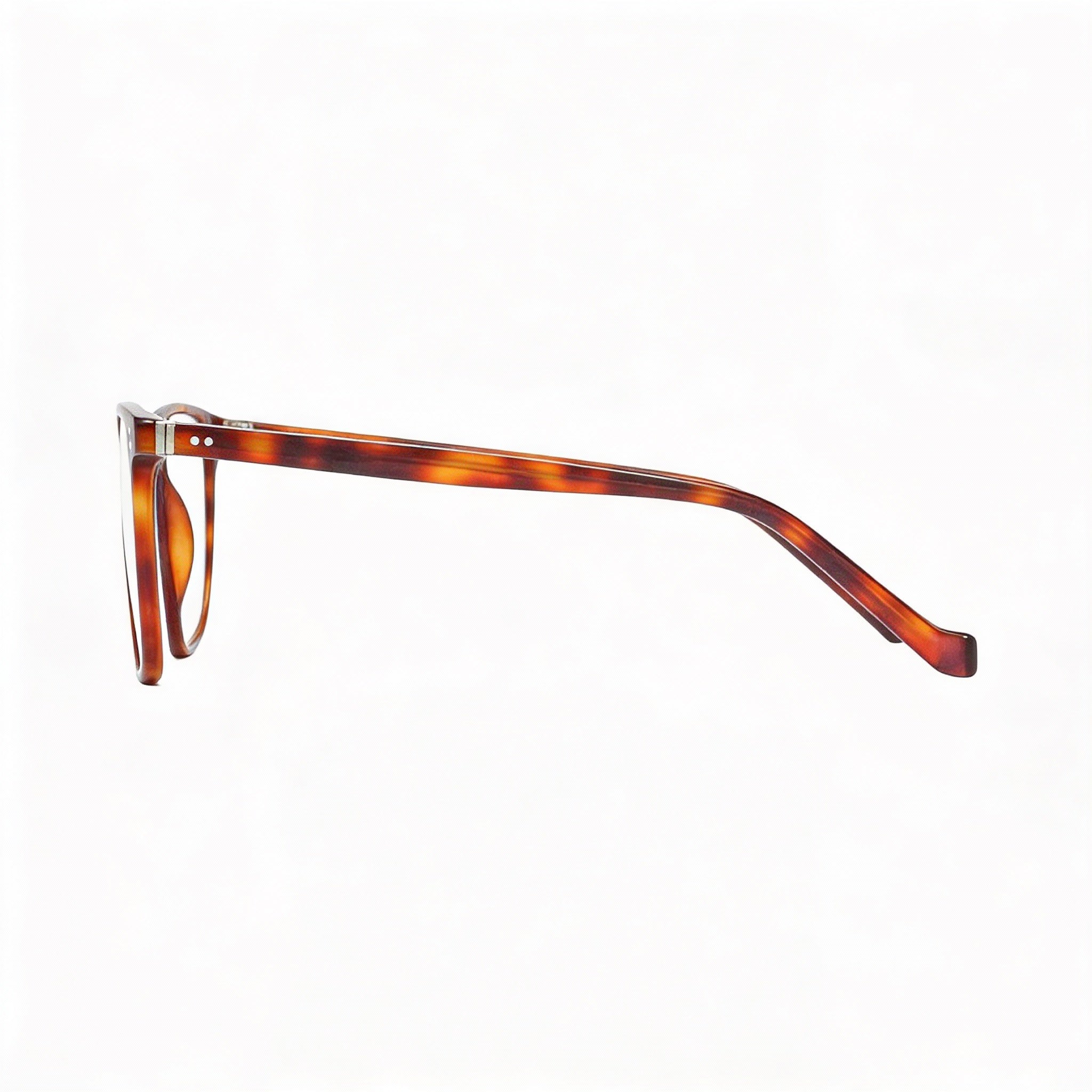 Gafas de vista Hackett London Heb18110056 para hombre, montura completa, cuadradas, de plástico, color carey, ancho de lente: 56 mm, Photo 3