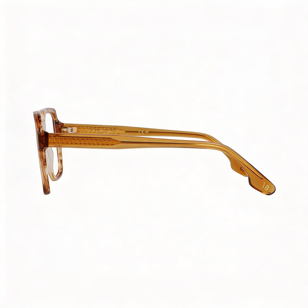 Montura de gafas Victoria Beckham Vb2668 para mujer, vintage, con lente sombreada marrón, 53 mm de ancho de lente, 17 mm de puente, 140 mm de patilla