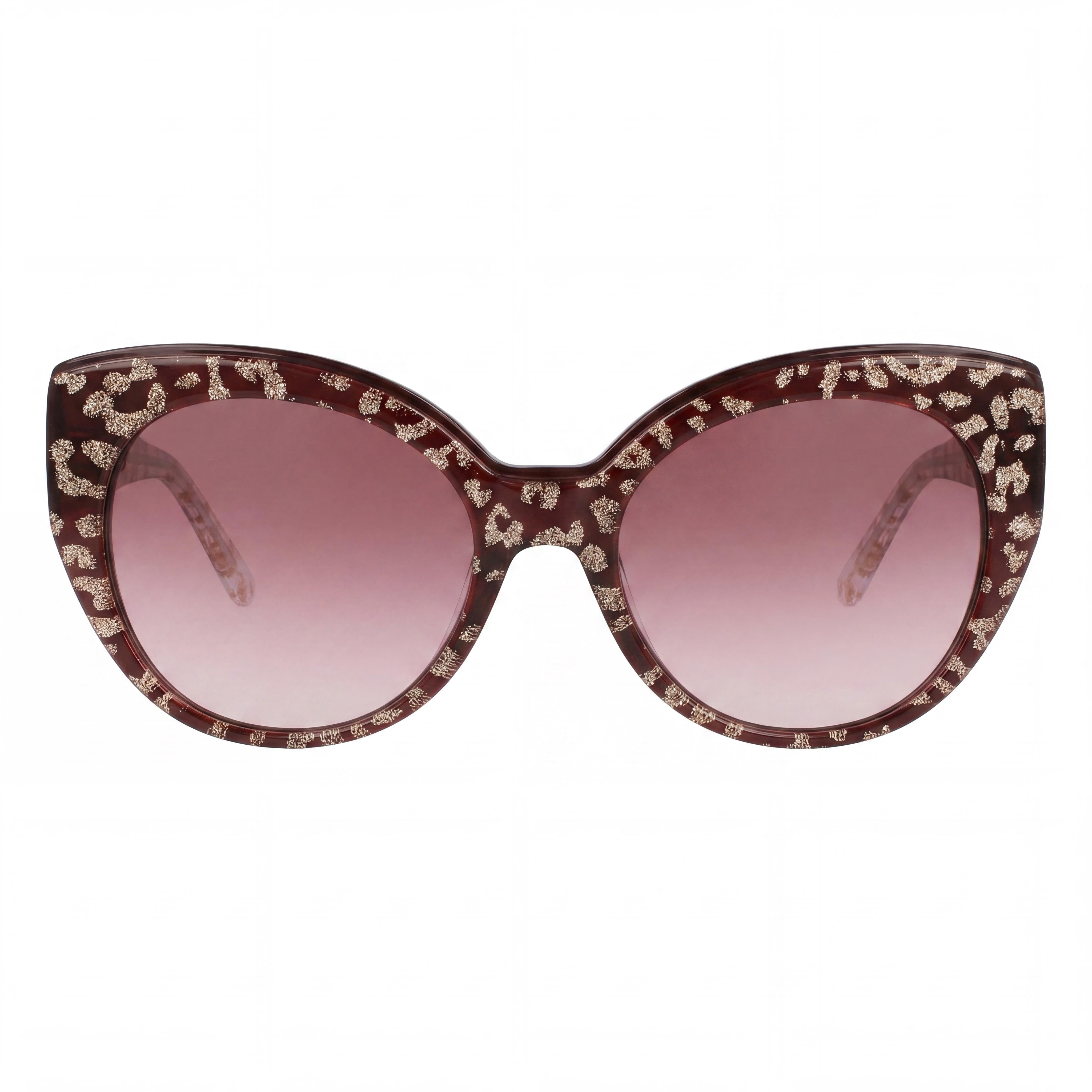 BEBE Bb7231 Women's Acetate Burgundy Animal Sunglasses 55-19-135, Photo 2