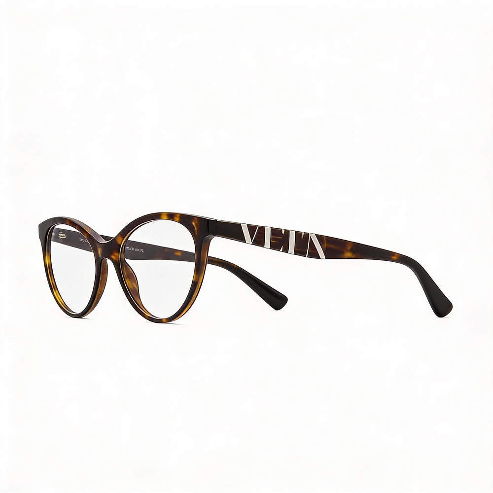 Valentino Classic VA3013 Unisex Havana Composite Frame Plastic Lens Eyeglass Frames 53mm Lens, 16mm Bridge, 140mm Temple