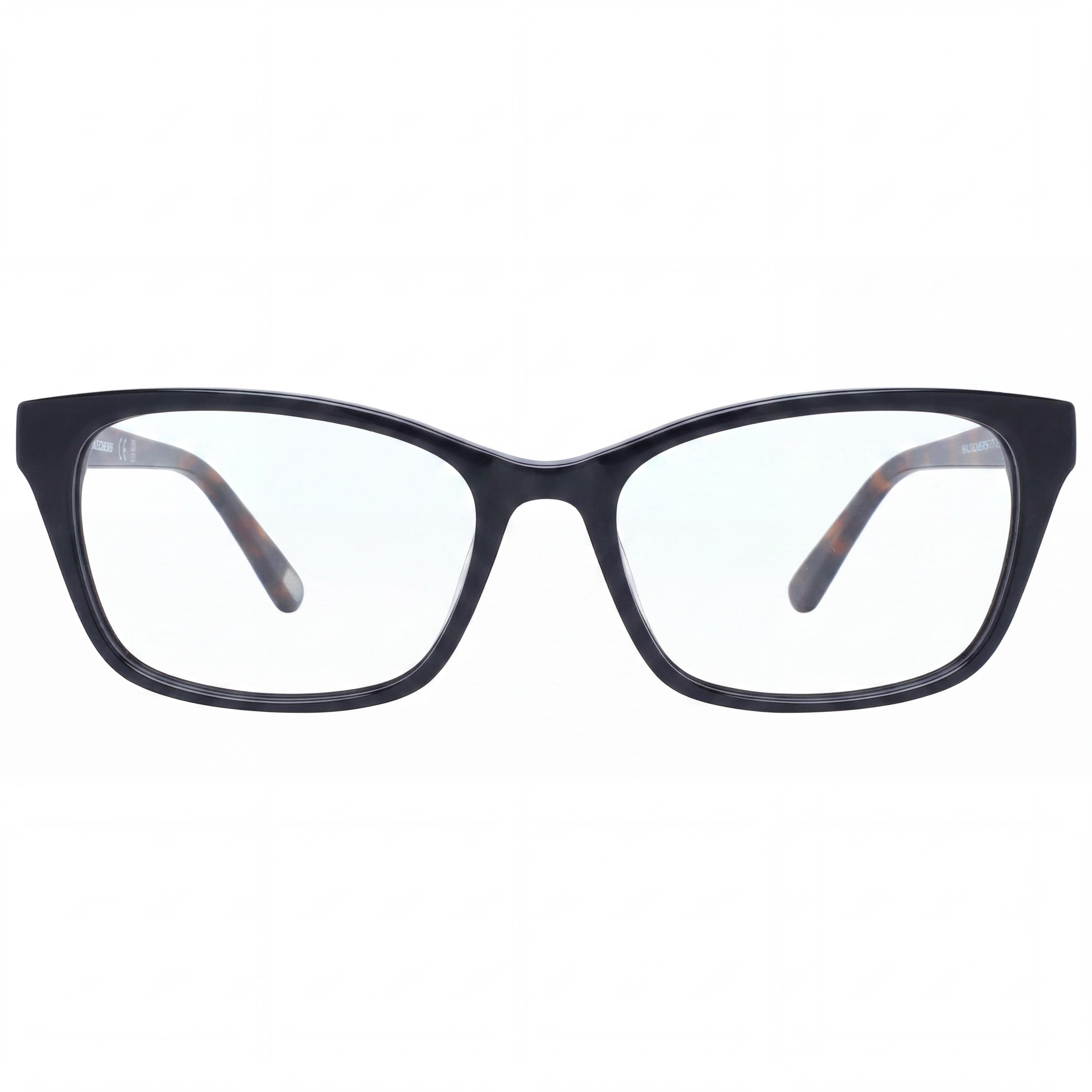 Skechers Women's SE2210 Contemporary Plastic Eyeglasses Shiny Black 53-16-140, Photo 2