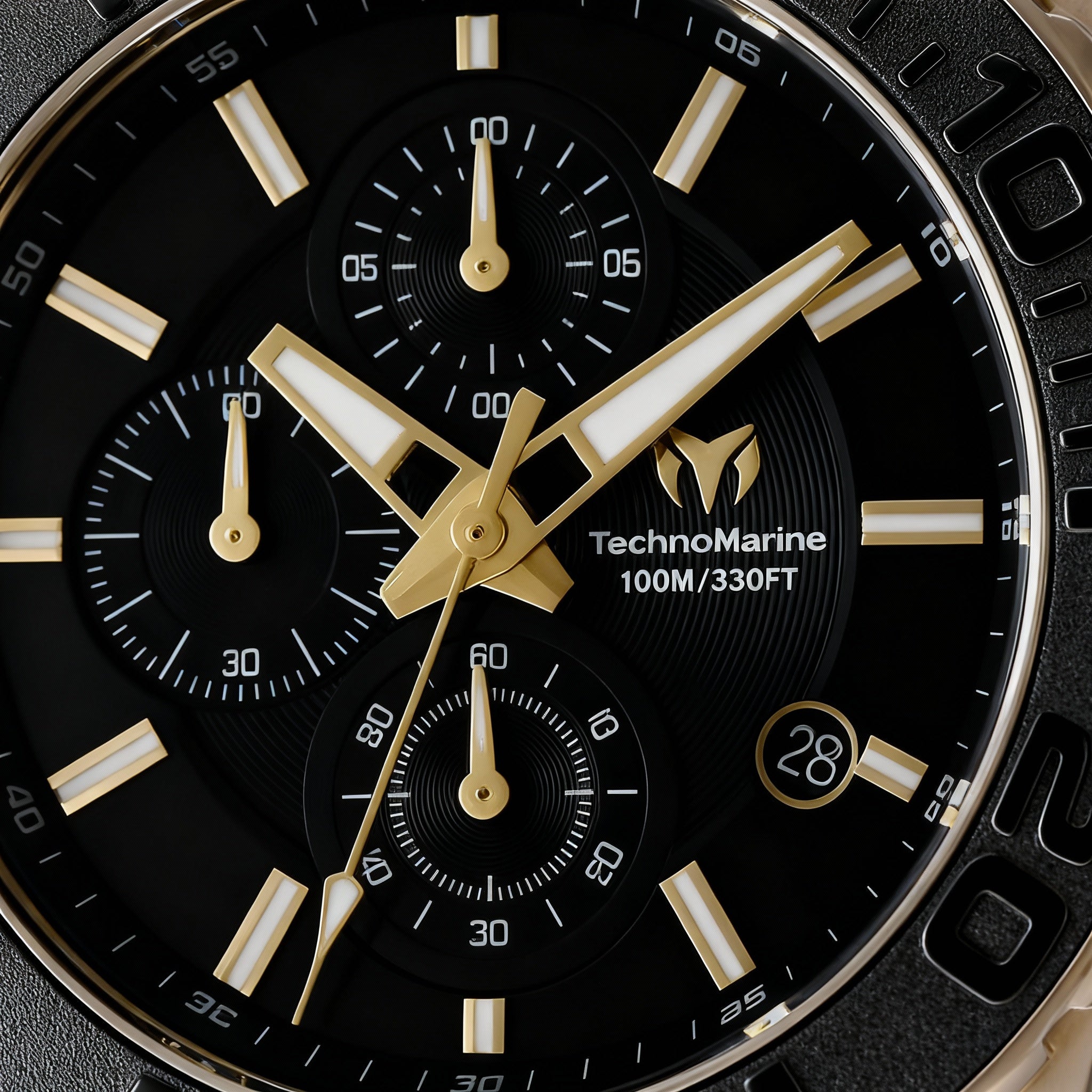 TechnoMarine Unisex White Silicone 26 Millimeters Replacement Watch Strap for Chronograph Models