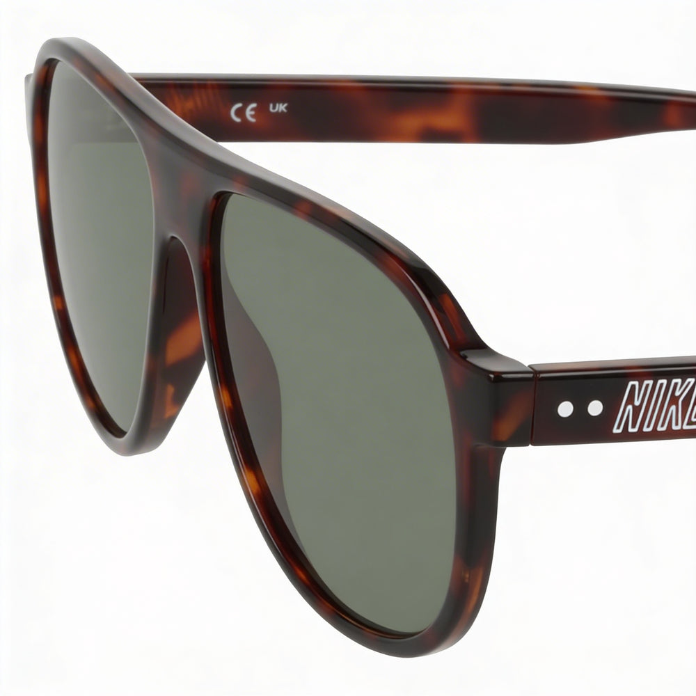 Nike Vintage Icon Unisex Tortoise Green Plastic Frame G15 Non-Polarized 100% UV Protection Sunglasses 59mm