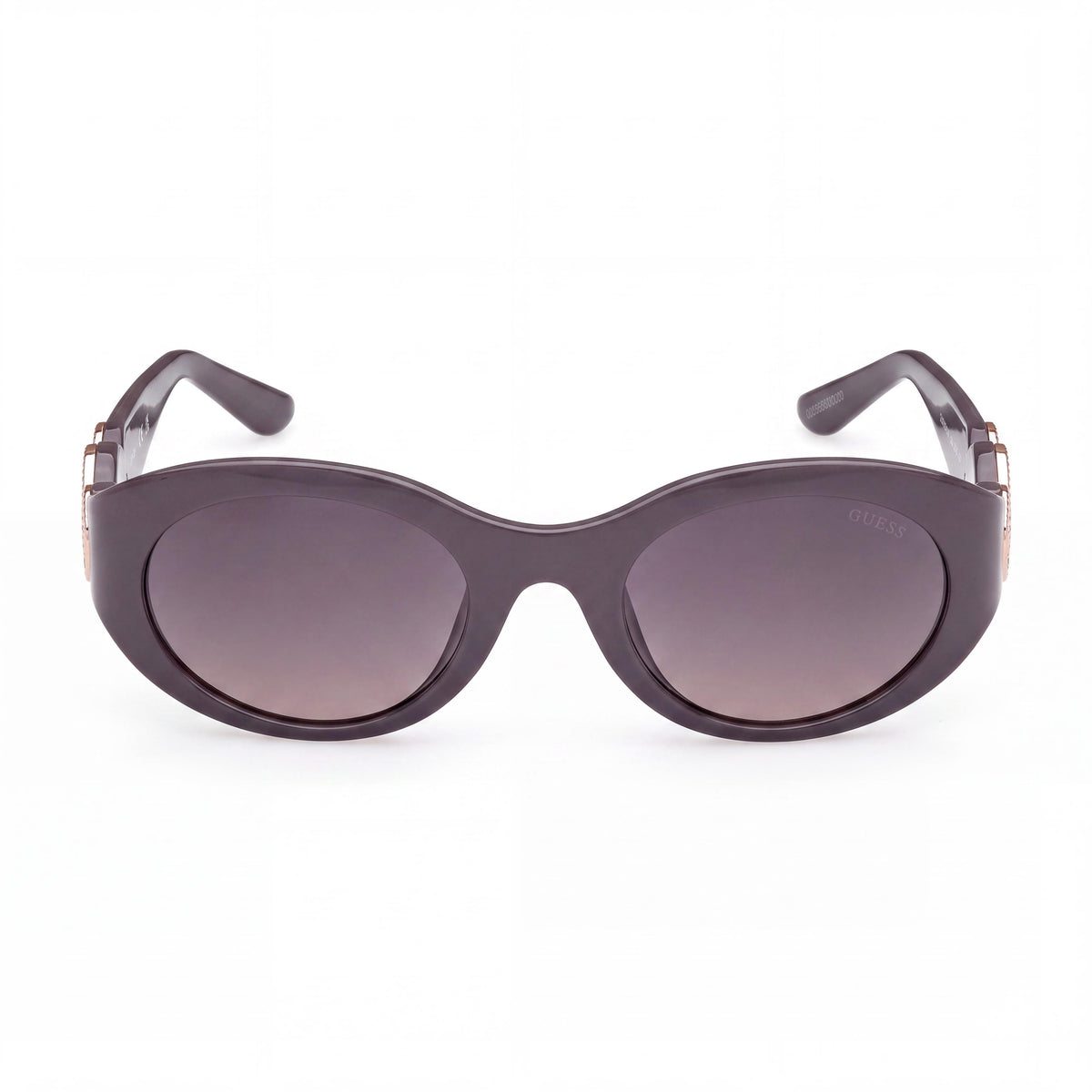 Gafas de sol de plástico GUESS Oval Peony para mujer, multicolor, con protección UV, lentes negras de 53 mm, Photo 2