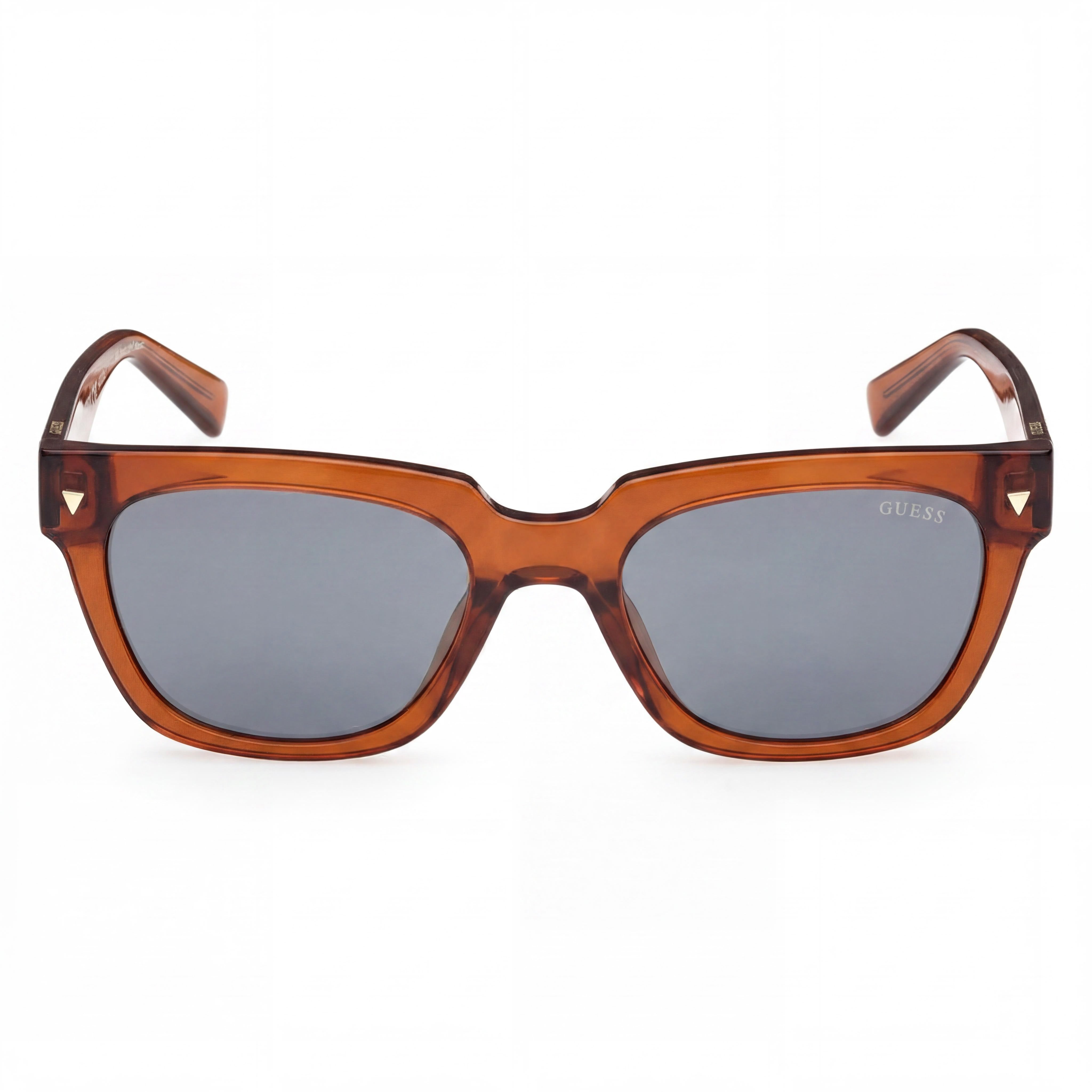 Guess GU8265 Orange Rectangle Sunglasses for Women, 53mm, Photo 2