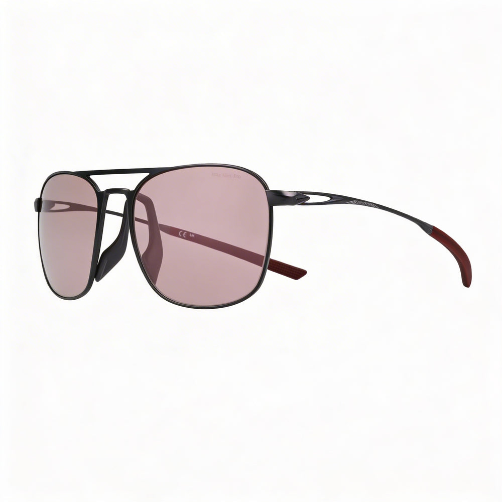 Nike Ace Driver E Ev24009 Unisex Titanium UV Protection Satin Gunmetal Course Tint Navigator Sunglasses 56mm
