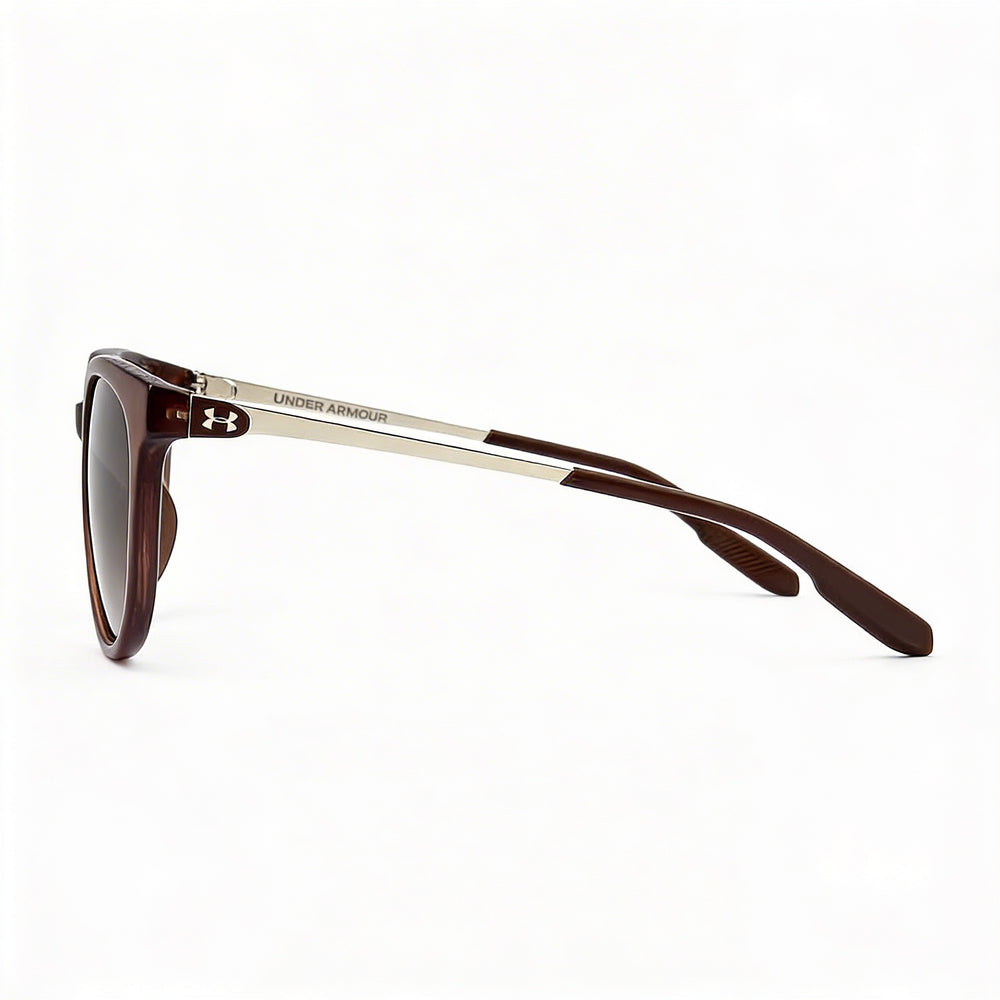 Gafas de sol Under Armour UA Circuit para mujer, de poliamida cristal marrón, con protección UV, talla 54-18-145
