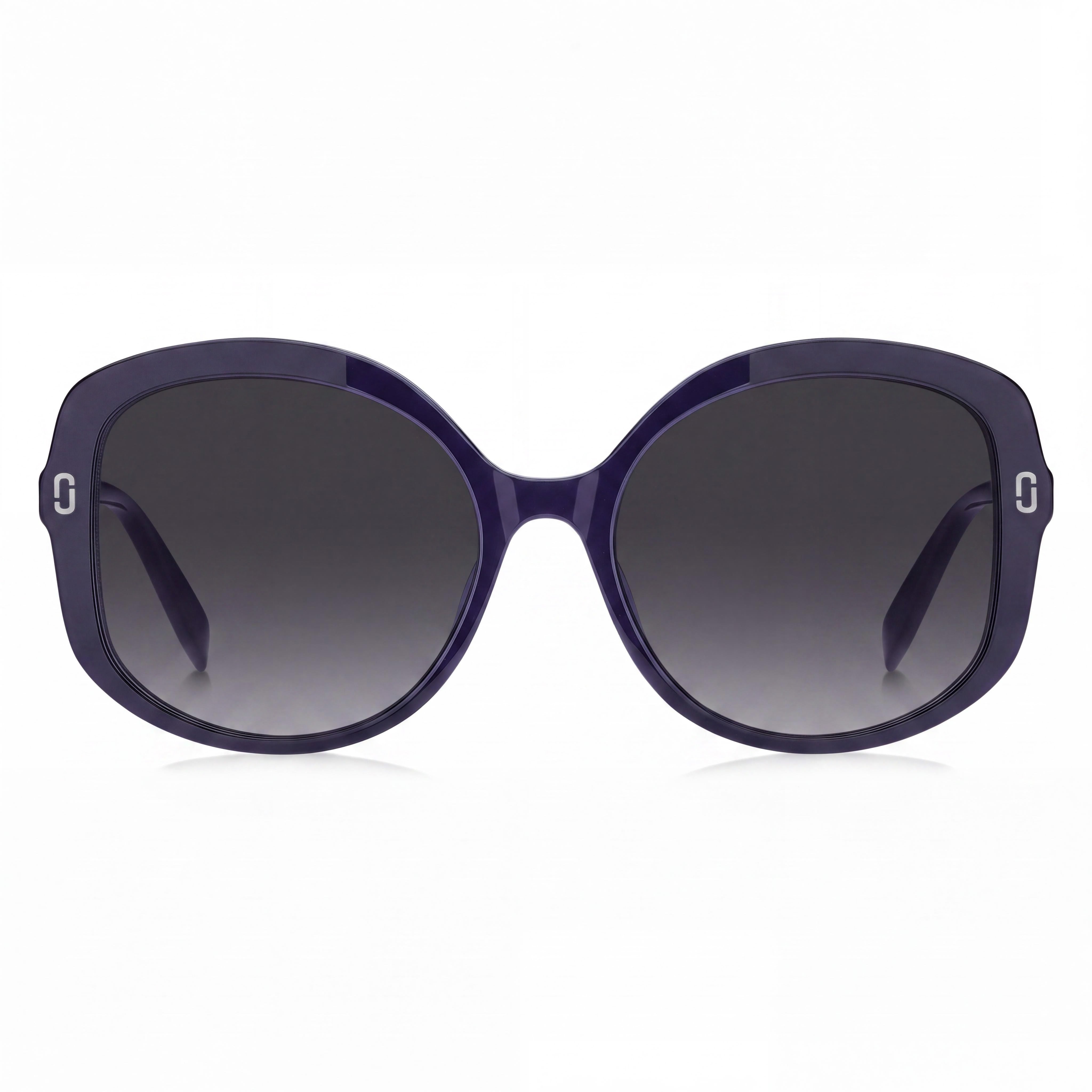 Marc Jacobs MJ 1119/S Classic Women's Blue Acetate Sunglasses, Dark Grey Shaded Lenses, 18-18-140mm, Photo 2