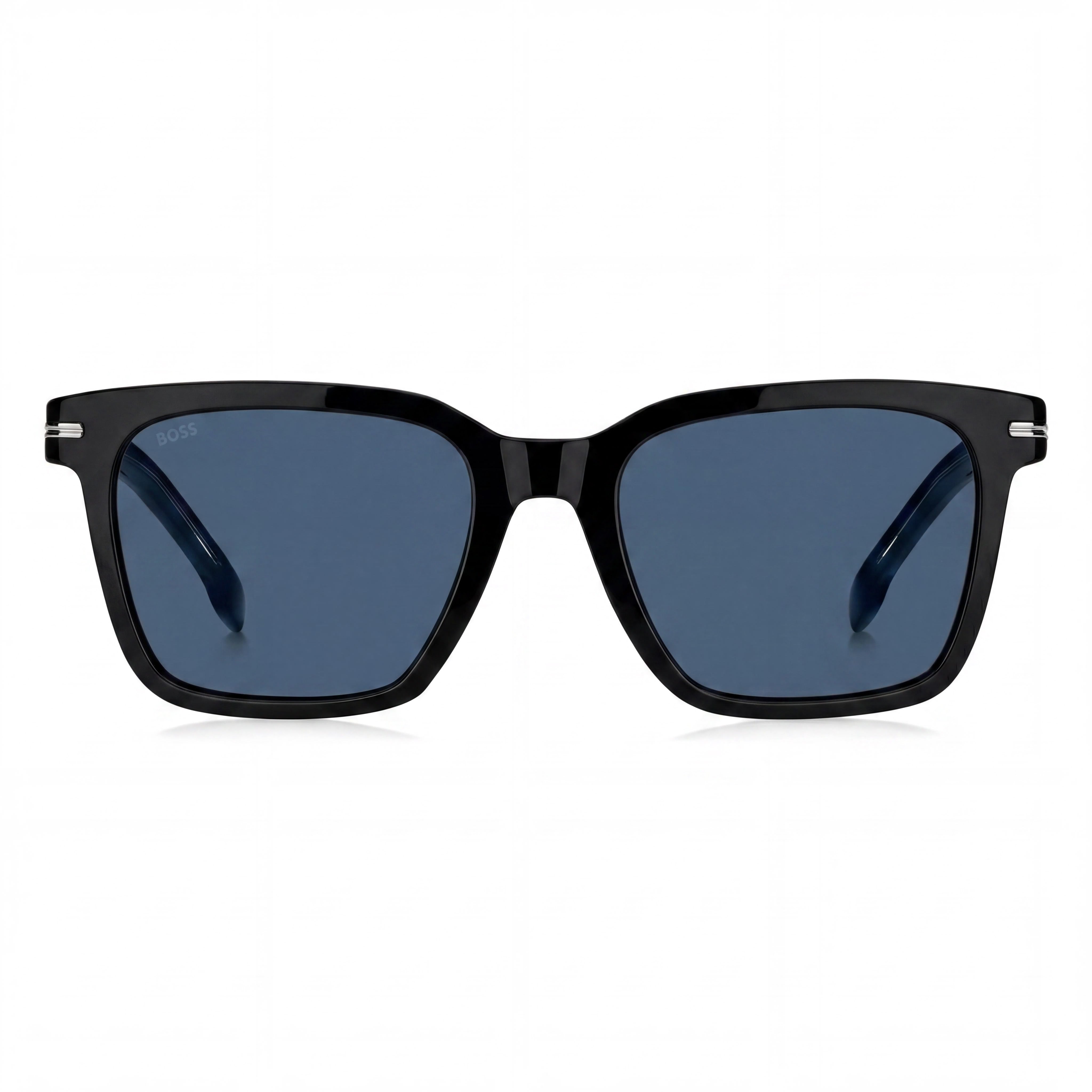 Hugo Boss 1540/F/SK Black Blue Square Sunglasses for Women, 54mm, Photo 2