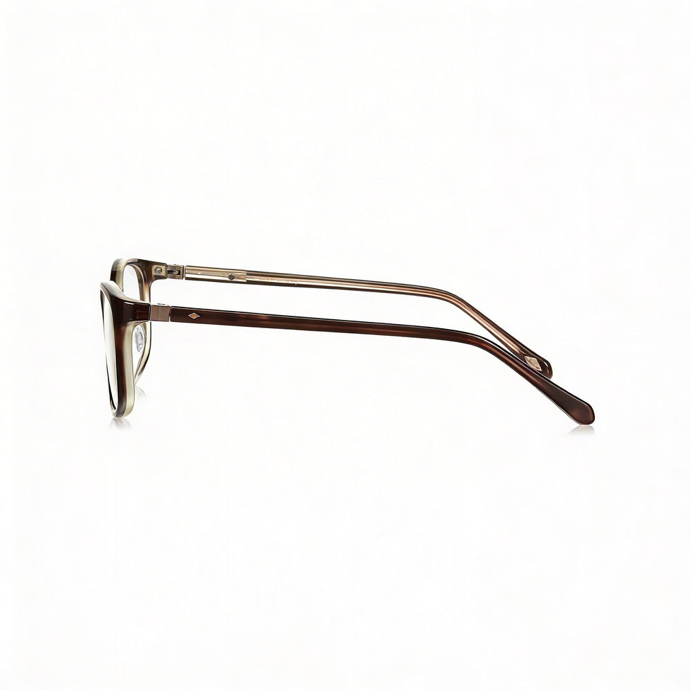 Gafas de sol Fossil Modern Havana para mujer con montura de acetato y lentes de policarbonato, lentes de 52 mm, puente de 17 mm y patillas de 135 mm.