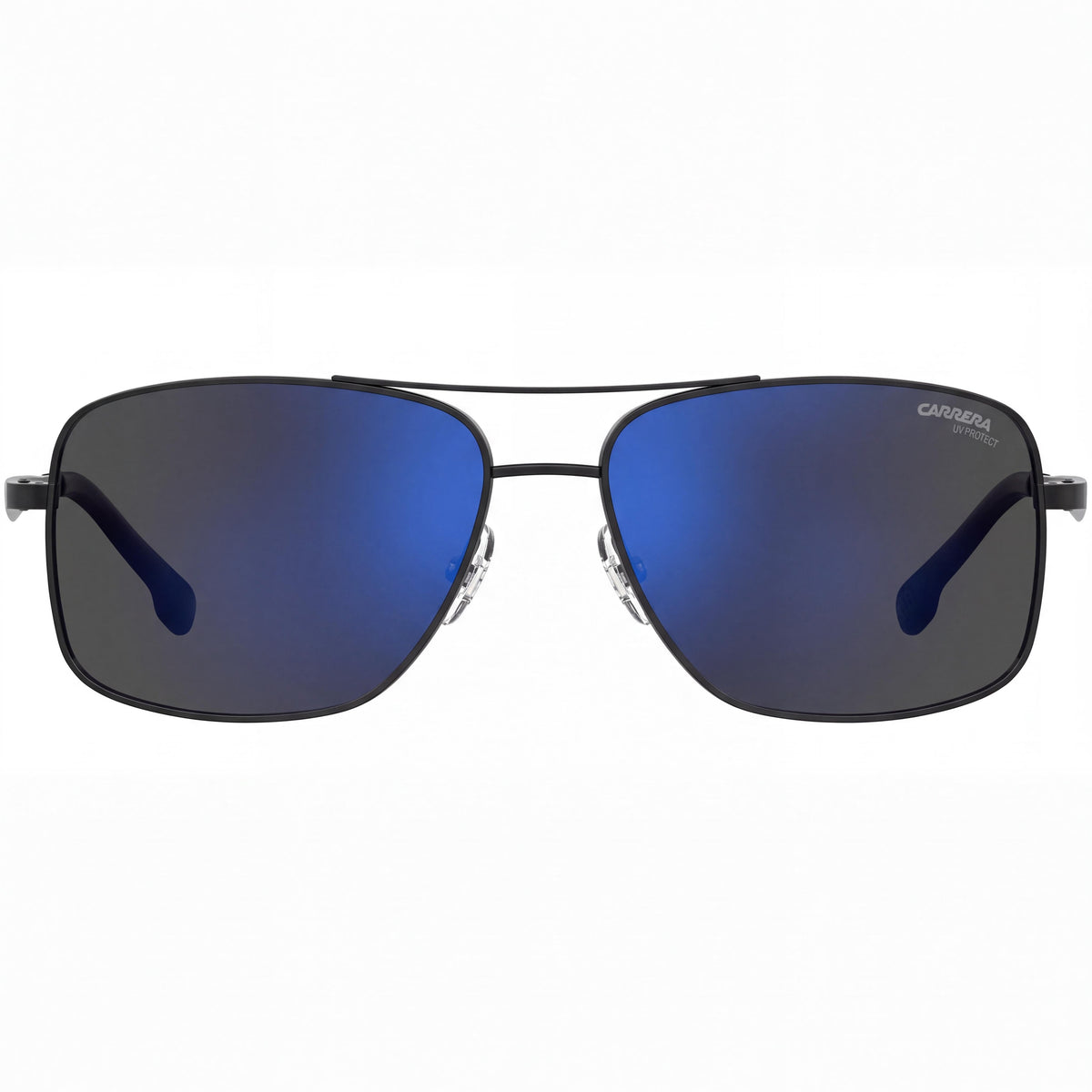Carrera 8040/S Navigator Unisex Stainless Steel Sunglasses, Black Gray Blue Mirror Frame, Blue Sky Mirror Lenses, 60mm, 100% UV, Photo 2