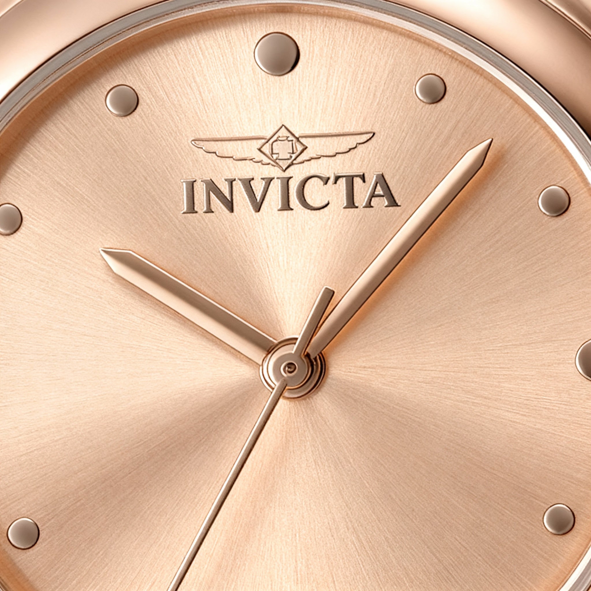 Invicta Wildflower 48228 Unisex Rose Gold Stainless Steel Strappy Quartz Water Resistant Watch 32mm