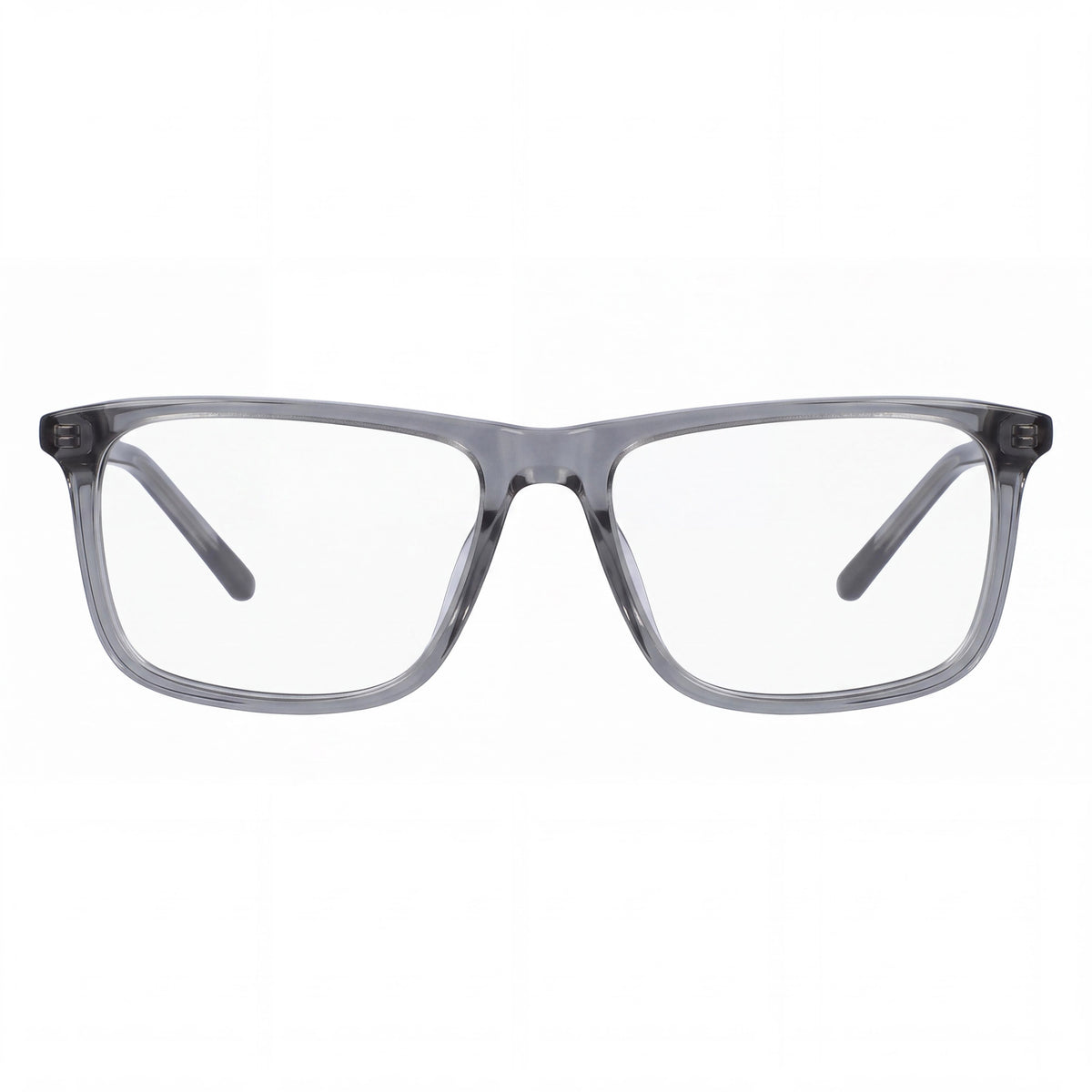 Nike 5541 Women's Classic Full Rim Rectangle Plastic Eyeglasses Dark Grey Black Clear Non- Polycarbonate Lenses 51mm, Photo 2