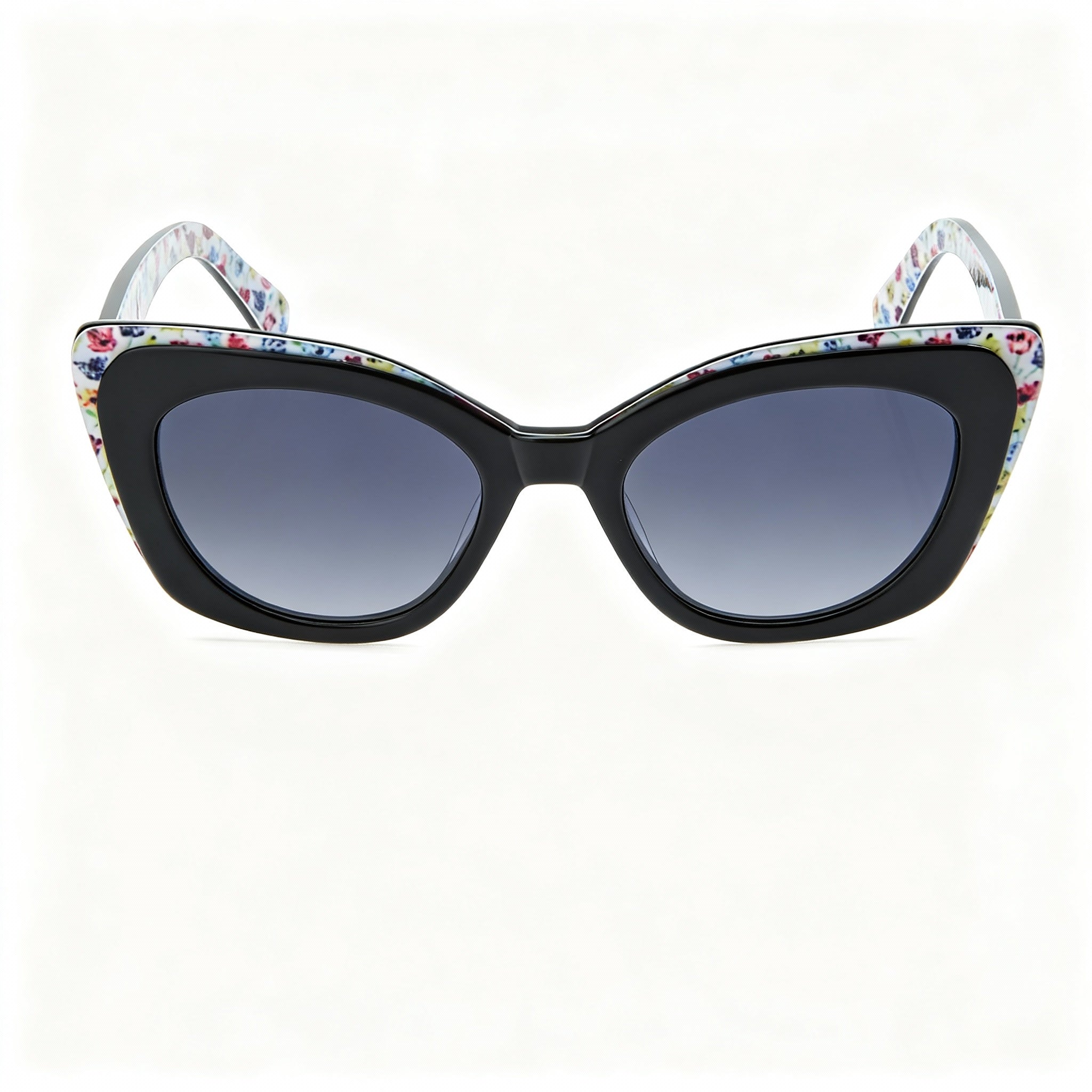 kate spade new york Marigold/S Women's Plastic UV Protected Sunglasses, Black Grey Frame, Dark Grey Shaded Lens, 51mm, Photo 3