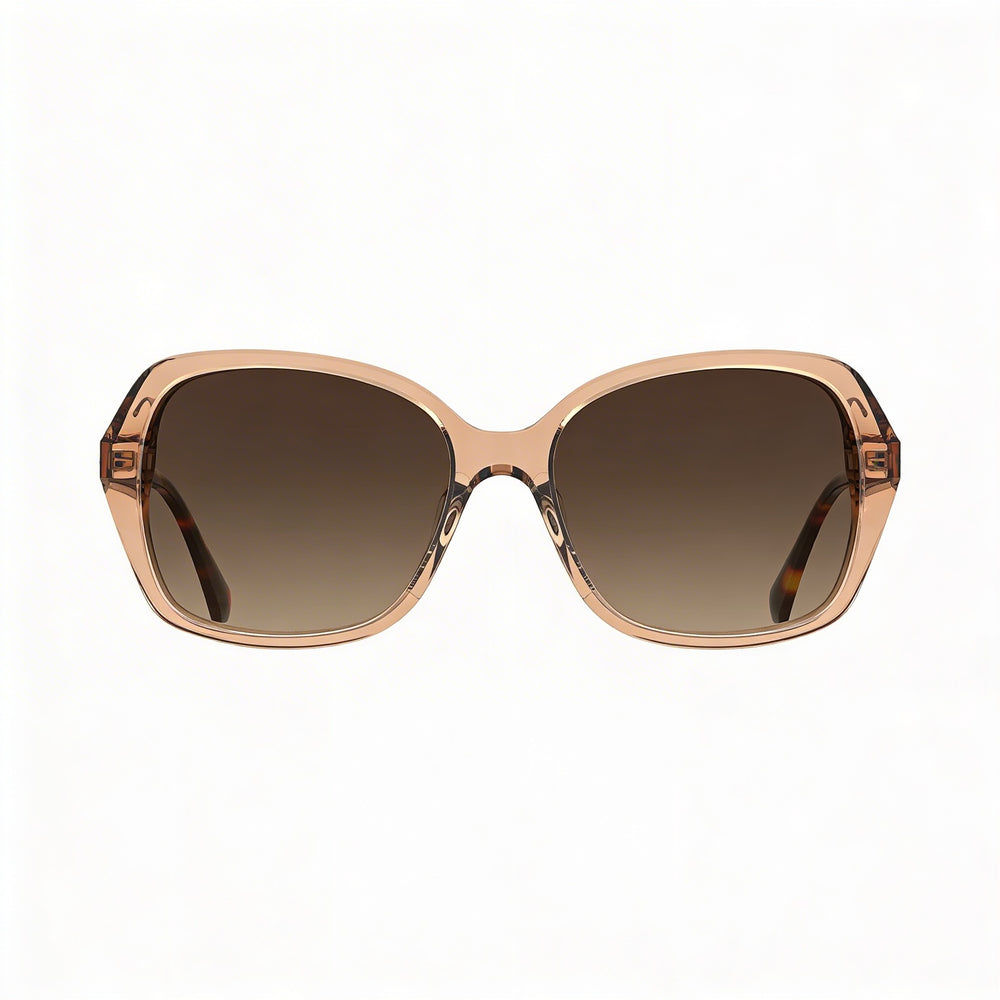 Gafas de sol Kate Spade New York Yvette/S para mujer con montura de acetato y protección UV, lentes de policarbonato marrón degradado, 54 mm