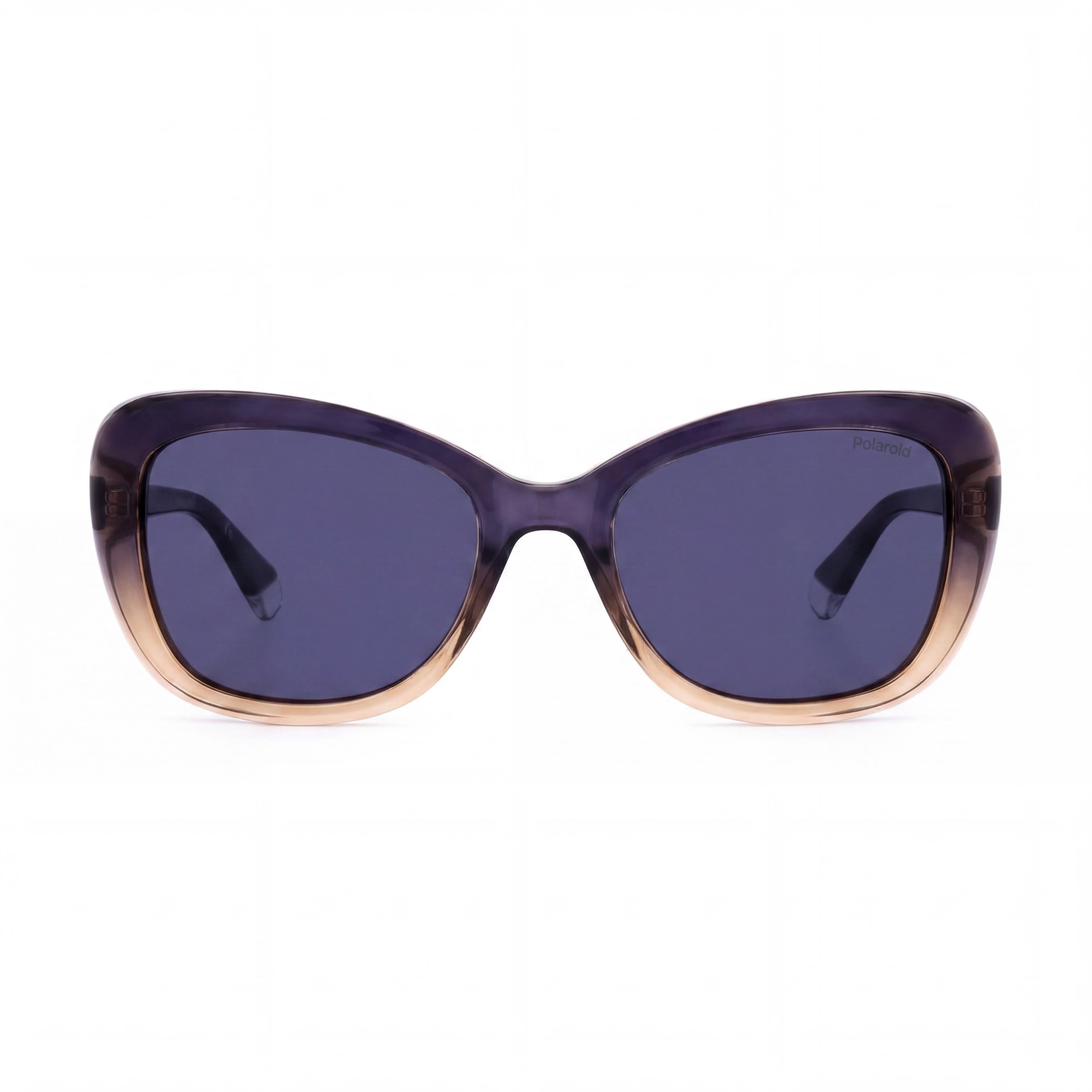 Polaroid Minimalist Women's Non-Polarized Polycarbonate Sunglasses, Blue Beige, 53mm Lens Width, Photo 2