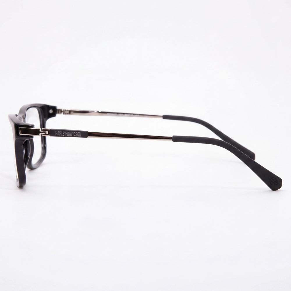 Harley-Davidson HD0143T Men's Full Rim Plastic Black, Palladium Sunglasses 51mm