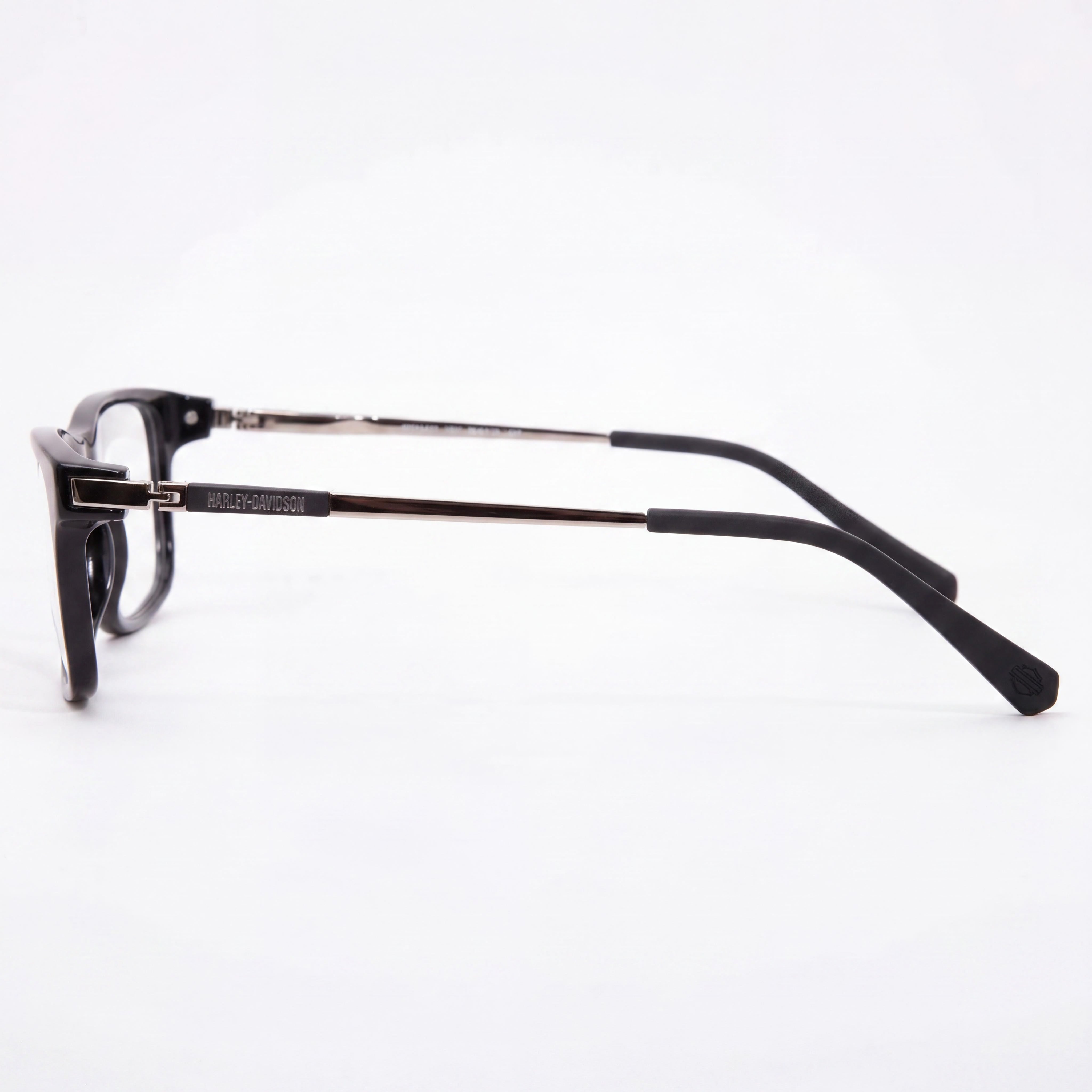 Gafas de sol Harley-Davidson HD0143T de plástico de montura completa para hombre, negras, paladio 51 mm, Photo 3